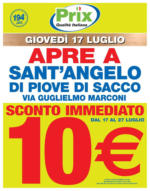 Prix SCONTO IMMEDIATO - al 27.07.2025