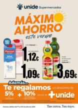 Máximo Ahorro este verano en UNIDE Supermercados