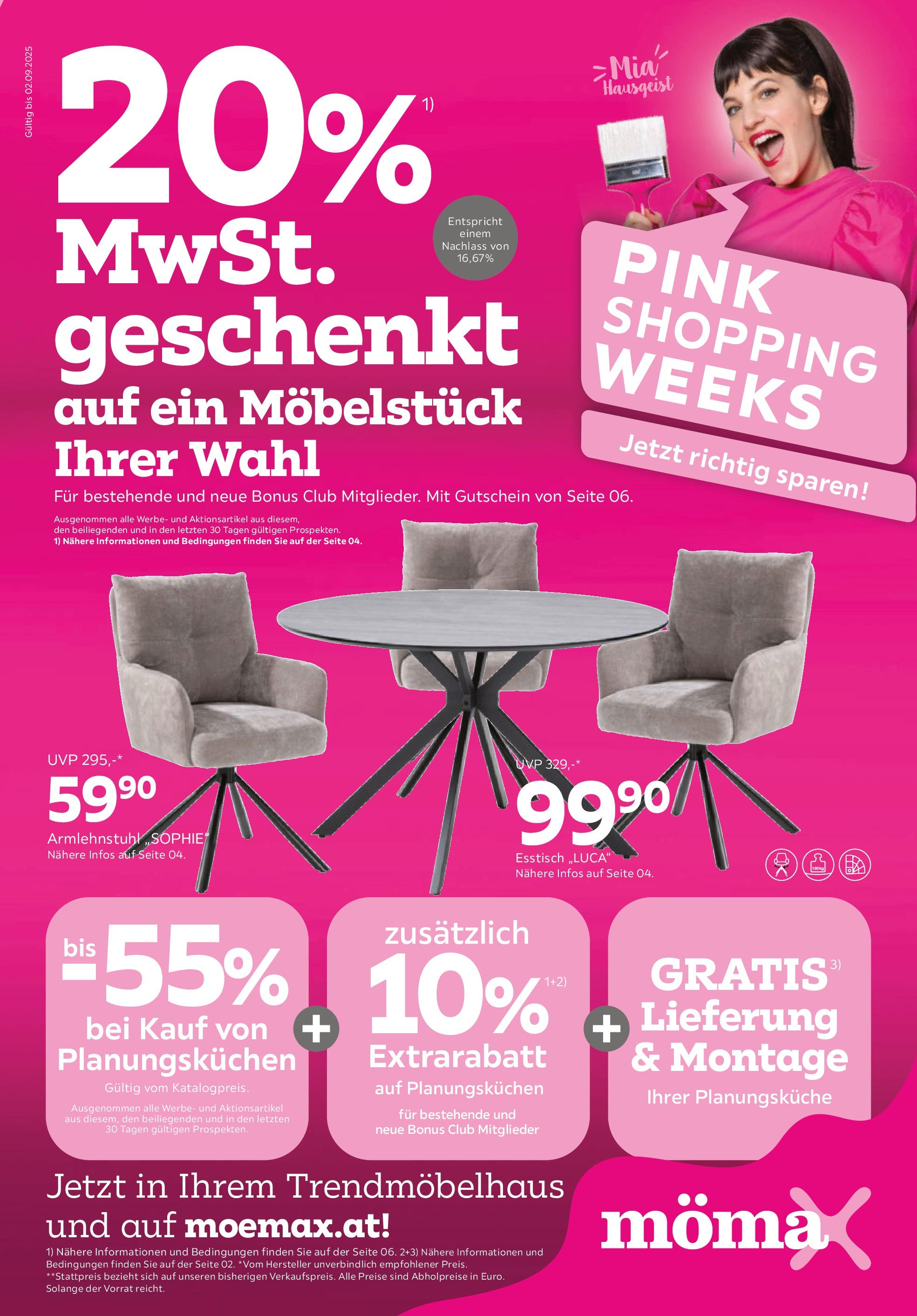 Mömax Prospekt aktuell (25.08.2025) || Aktuelle Angebote | Seite: 1 Mömax Prospekt aktuell von 25.08.2025 - Aktuelle Angebote | Seite: 1