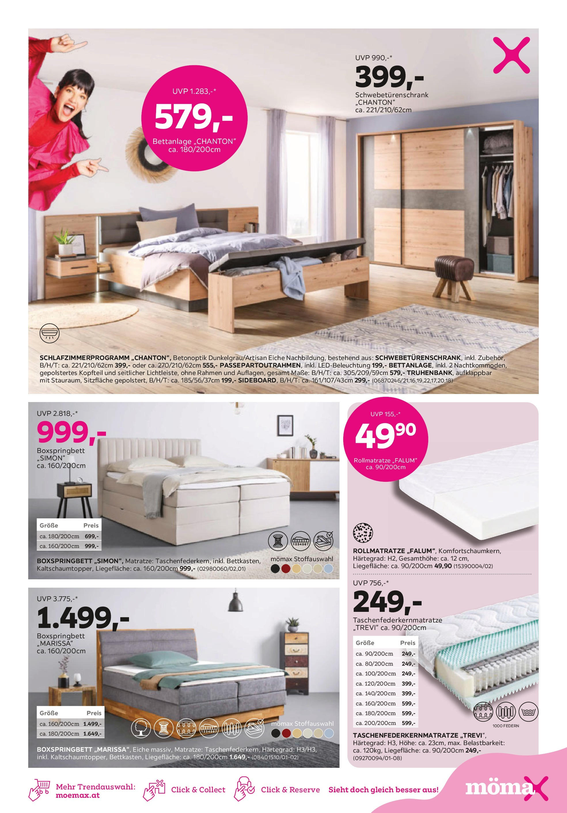 Mömax Prospekt aktuell (25.08.2025) || Aktuelle Angebote | Seite: 9 | Produkte: Matratze Mömax Prospekt aktuell von 25.08.2025 - Aktuelle Angebote | Seite: 9 | Produkte: Matratze