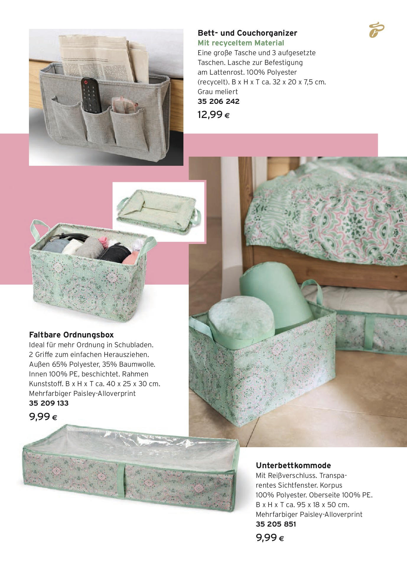 Tchibo Eduscho  Katalog August 2025 von 01.08.2025 - Aktuelle Angebote | Seite: 15 | Produkte: Tasche, Bett