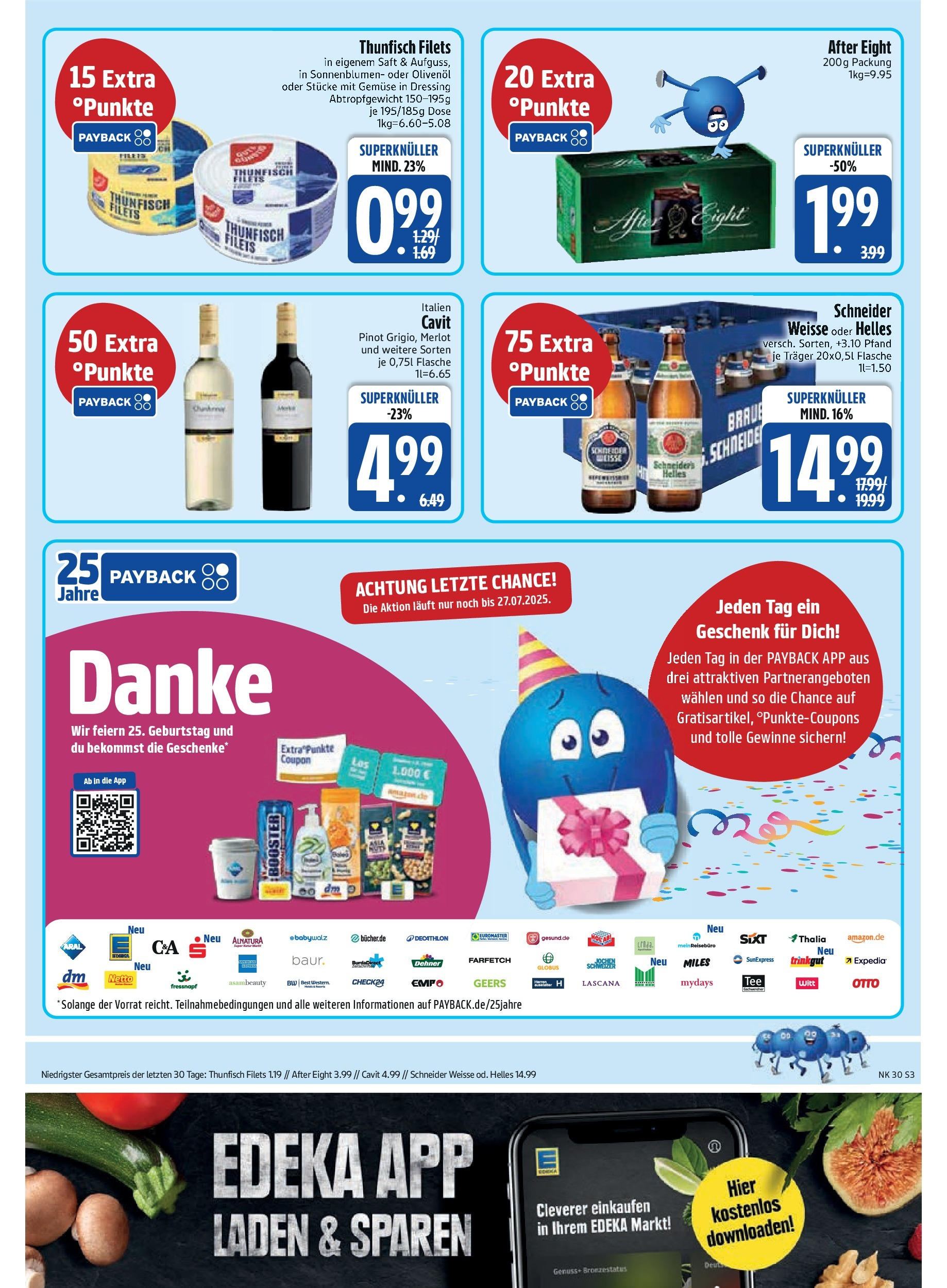 Edeka prospekt Rötz	 (ab 20.07.2025) » Angebote Online | Seite: 5 | Produkte: Thunfisch, Merlot, Dressing, Gemüse