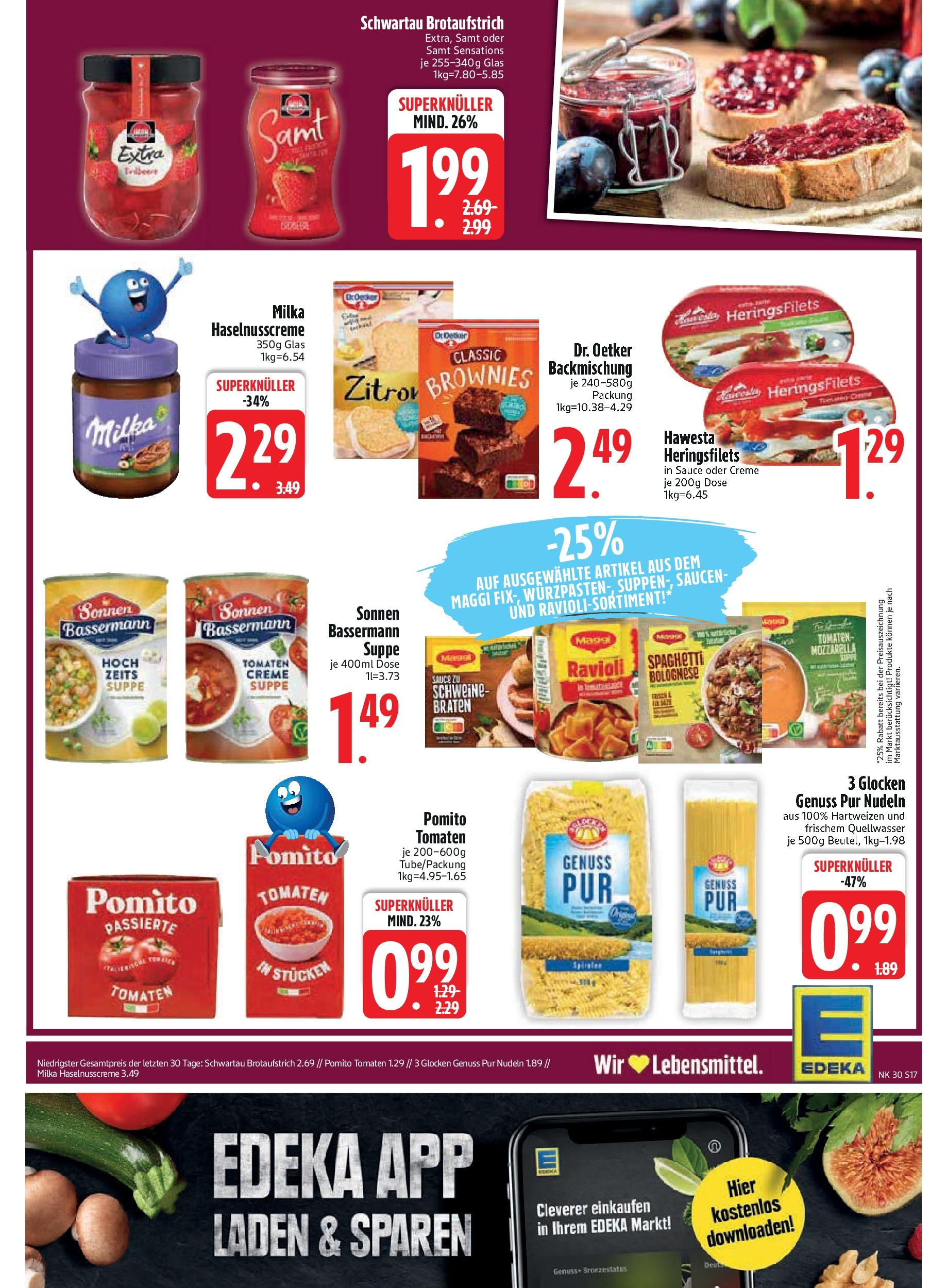 Edeka prospekt Rötz	 (ab 20.07.2025) » Angebote Online | Seite: 19 | Produkte: Maggi, Milka, Pasta, Nudeln