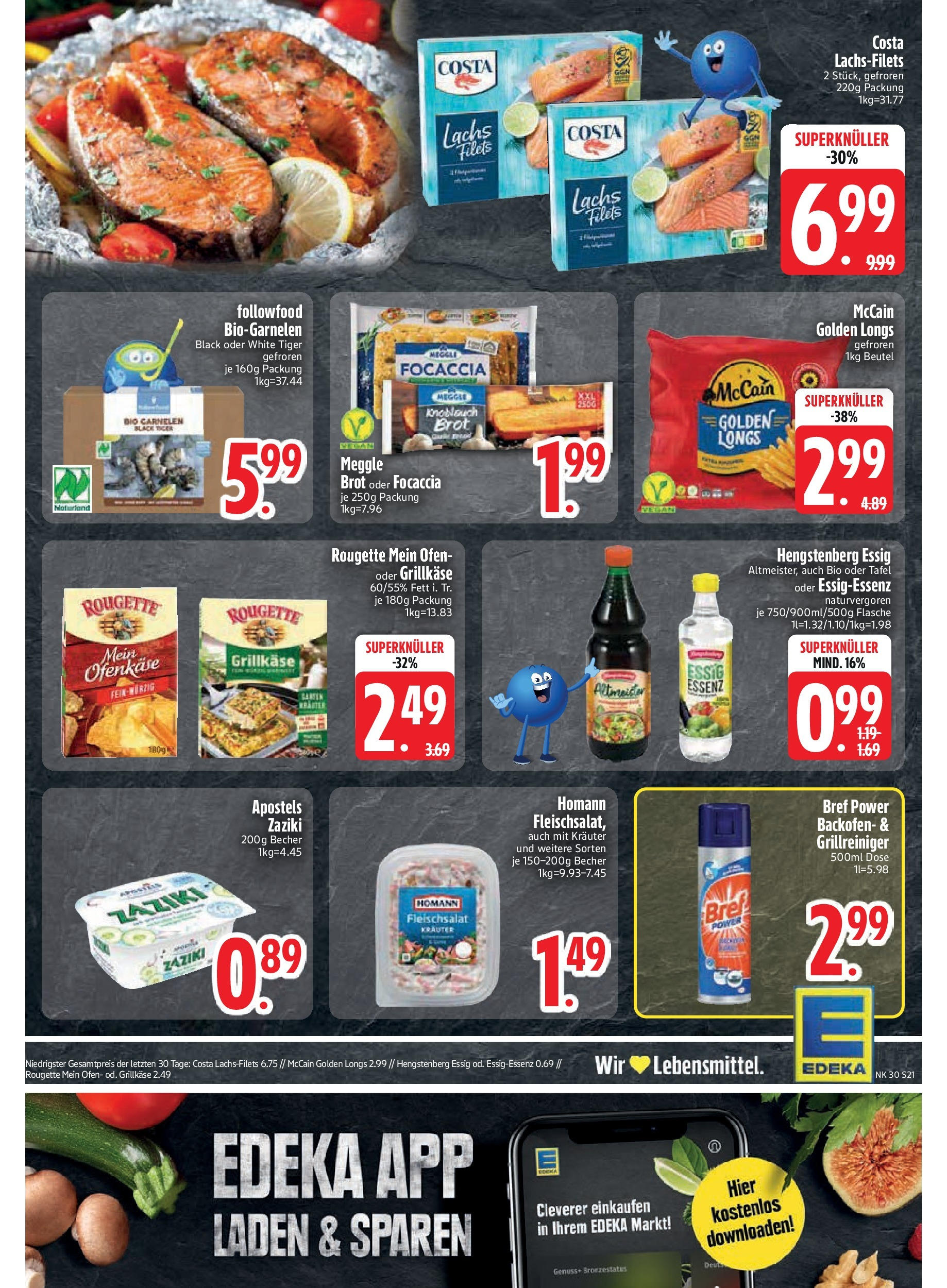 Edeka prospekt Rötz	 (ab 20.07.2025) » Angebote Online | Seite: 23 | Produkte: Ofen, Essig, McCain, Backofen