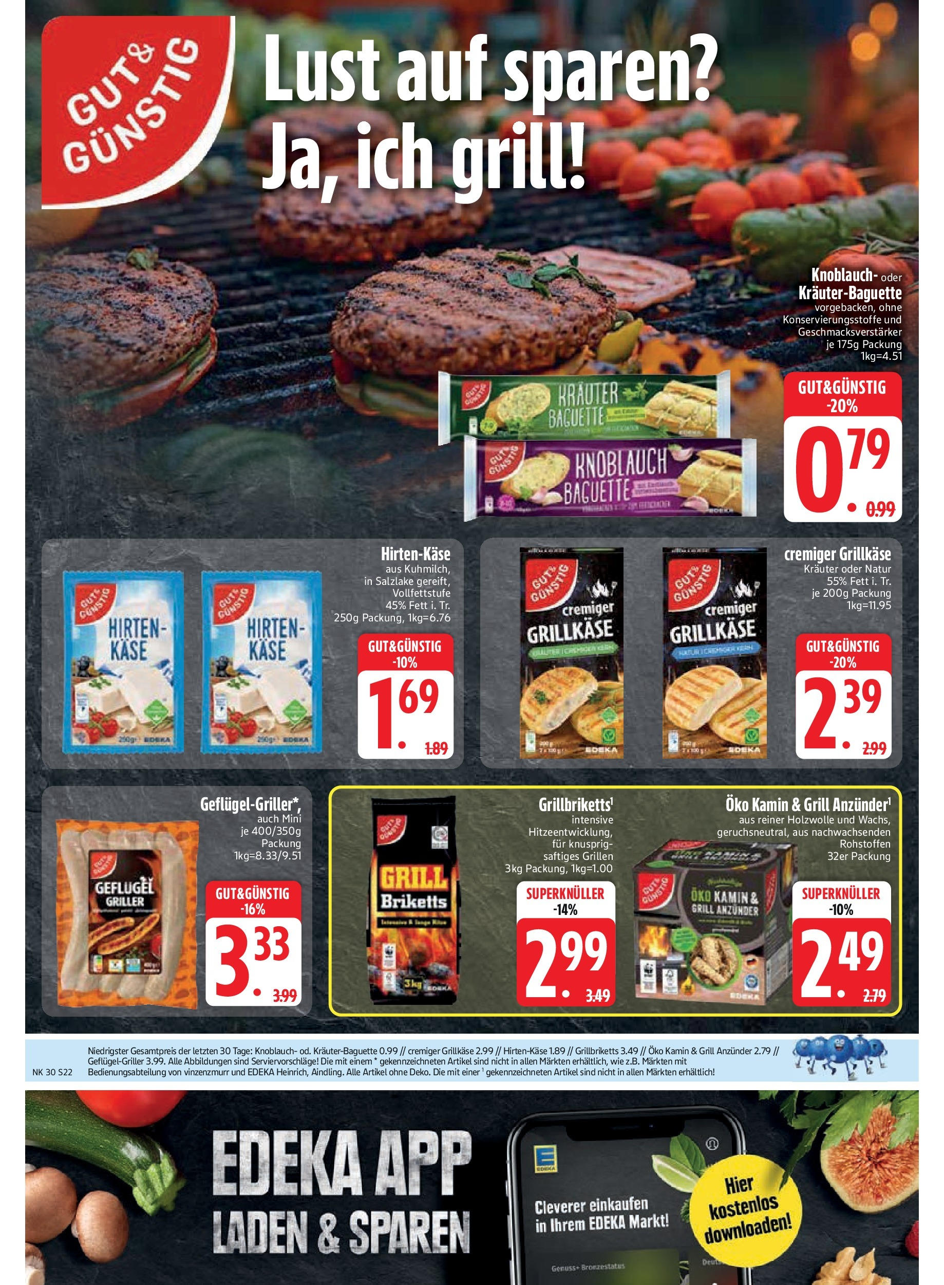 Edeka prospekt Rötz	 (ab 20.07.2025) » Angebote Online | Seite: 24 | Produkte: Grill, Feta, Käse, Knoblauch