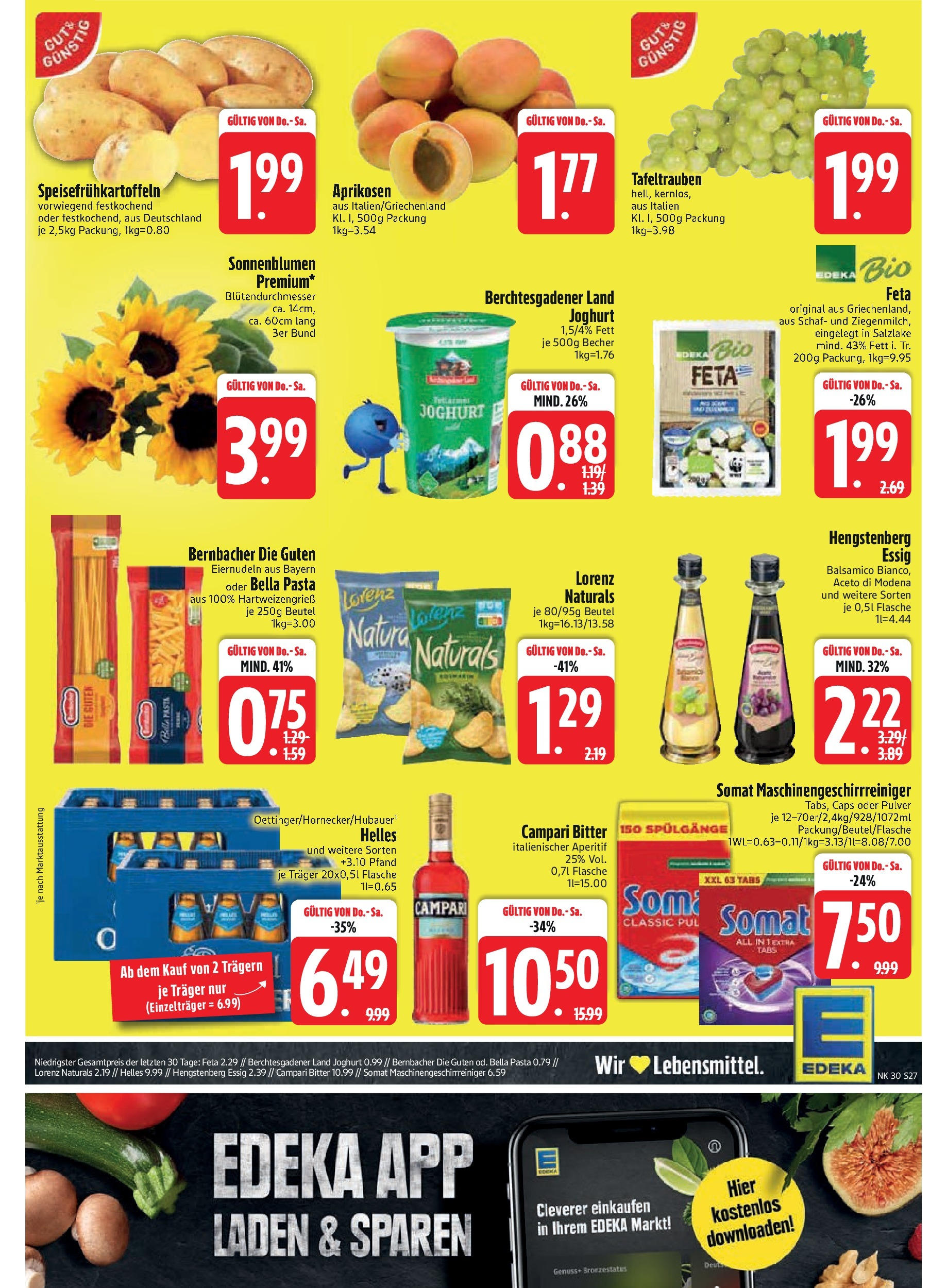 Edeka prospekt Rötz	 (ab 20.07.2025) » Angebote Online | Seite: 29 | Produkte: Feta, Balsamico, Essig, Campari
