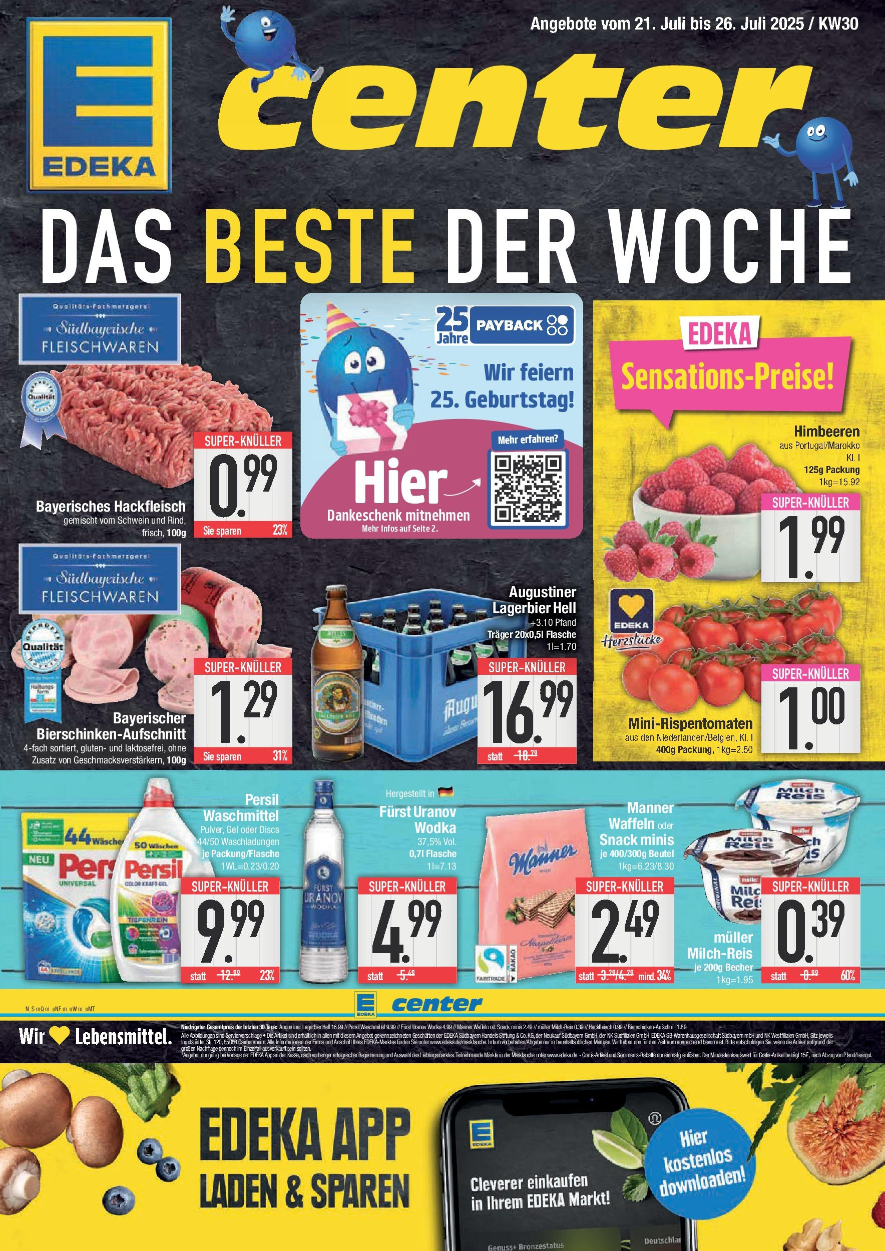 EDEKA Prospekt ab 20.07.2025 - Prospekt Bad Reichenhall Online