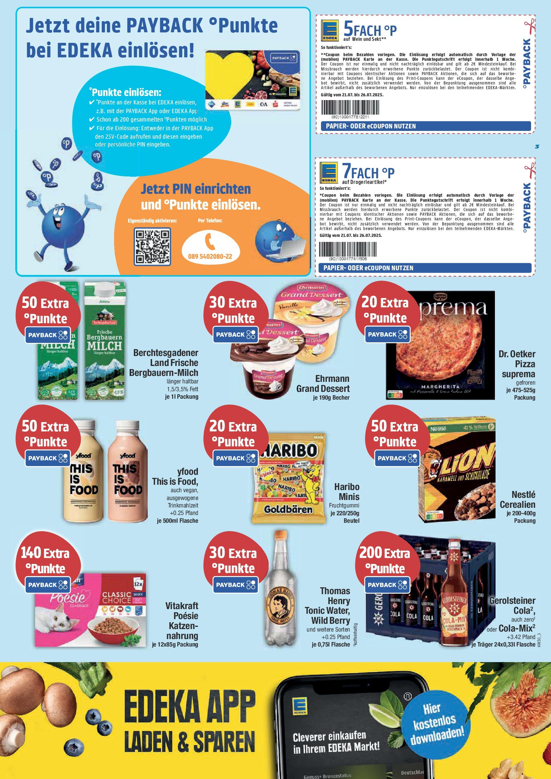 Edeka prospekt Bad Reichenhall (ab 20.07.2025) » Angebote Online | Seite: 3 | Produkte: Haribo, Cola, Ehrmann grand dessert, Telefon Edeka prospekt Bad Reichenhall (ab 20.07.2025) » Angebote Online | Seite: 3 | Produkte: Haribo, Cola, Ehrmann grand dessert, Telefon