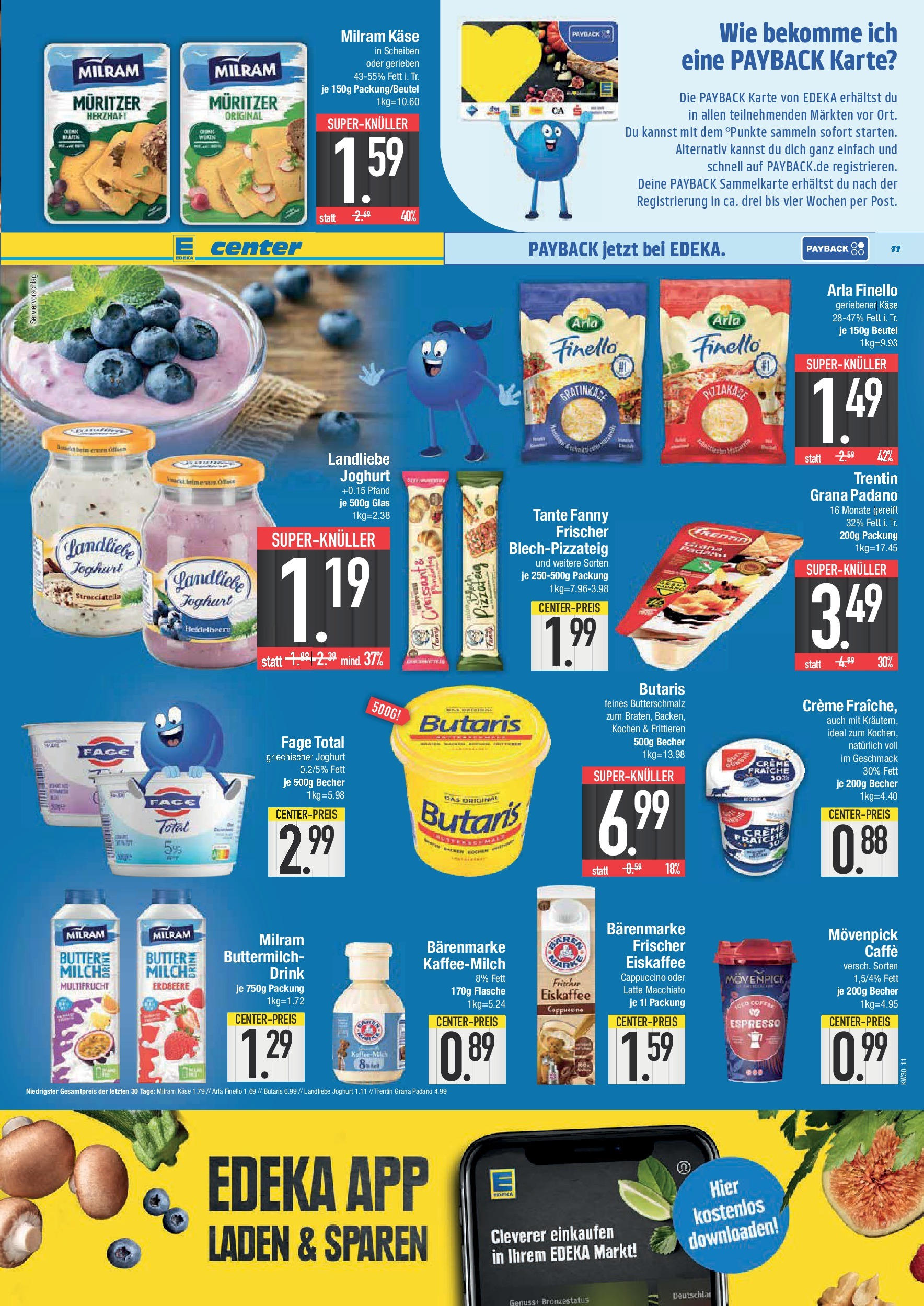 Edeka prospekt Bad Reichenhall (ab 20.07.2025) » Angebote Online | Seite: 11 | Produkte: Butter, Creme, Croissant, Landliebe joghurt Edeka prospekt Bad Reichenhall (ab 20.07.2025) » Angebote Online | Seite: 11 | Produkte: Butter, Creme, Croissant, Landliebe joghurt