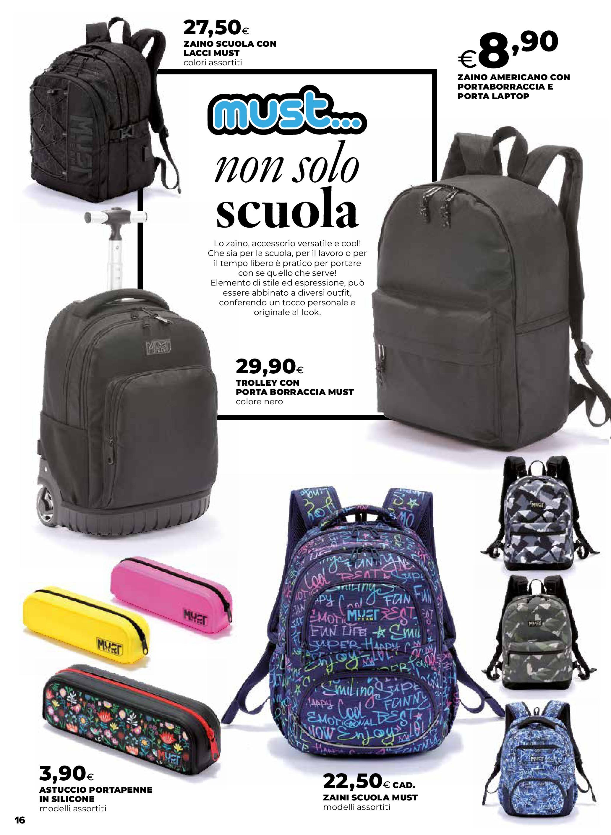 Anteprima volantino Ipercoop dal 16/07/2025 - nuovo offerte | Pagina: 16 | Prodotti: Laptop, Astuccio, Trolley, Borraccia Anteprima volantino Ipercoop dal 16/07/2025 - nuovo offerte | Pagina: 16 | Prodotti: Laptop, Astuccio, Trolley, Borraccia