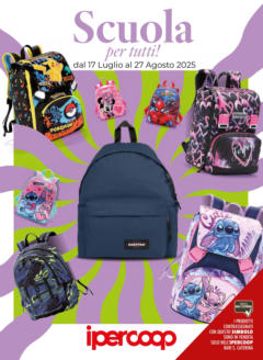 Anteprima del volantino Ipercoop Scuola - Bari catalogo valido a partire dal 16.07.2025