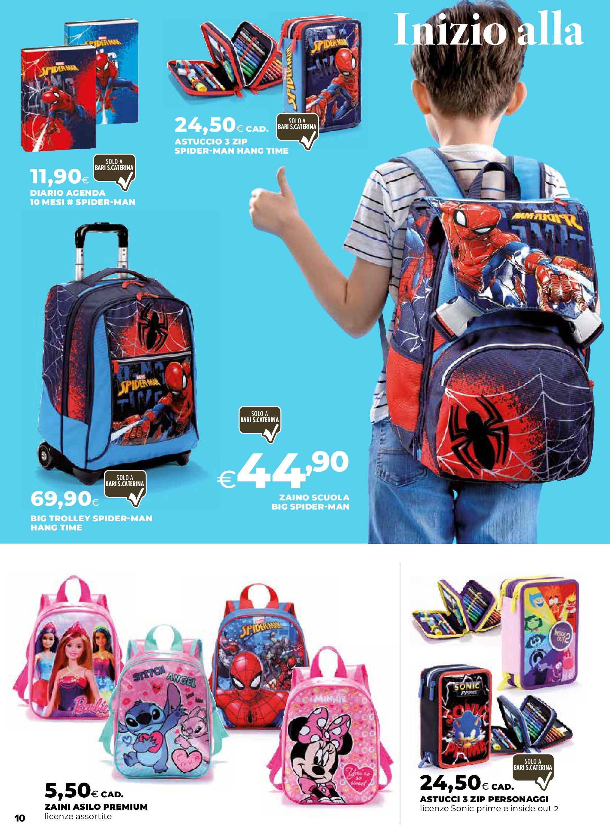 Anteprima volantino Ipercoop dal ﻿16/07/2025﻿ ﻿- nuovo offerte | Pagina: 10 | Prodotti: Zaino, Astuccio, Trolley