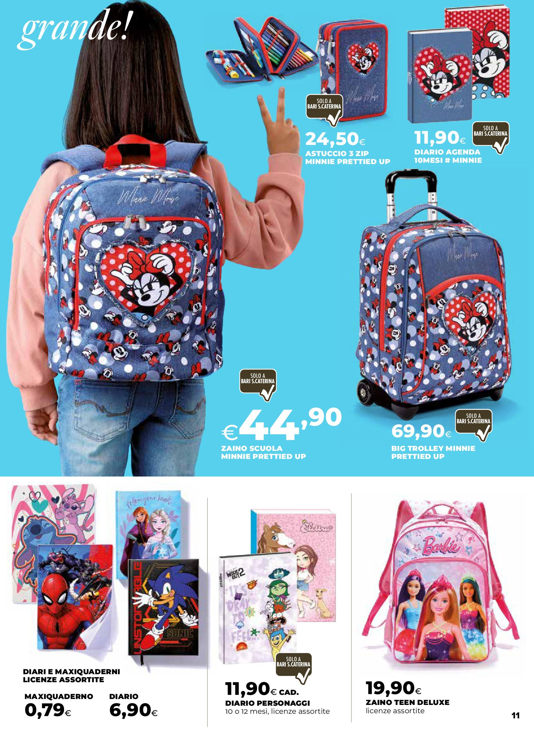 Anteprima volantino Ipercoop dal ﻿16/07/2025﻿ ﻿- nuovo offerte | Pagina: 11 | Prodotti: Zaino, Astuccio, Trolley