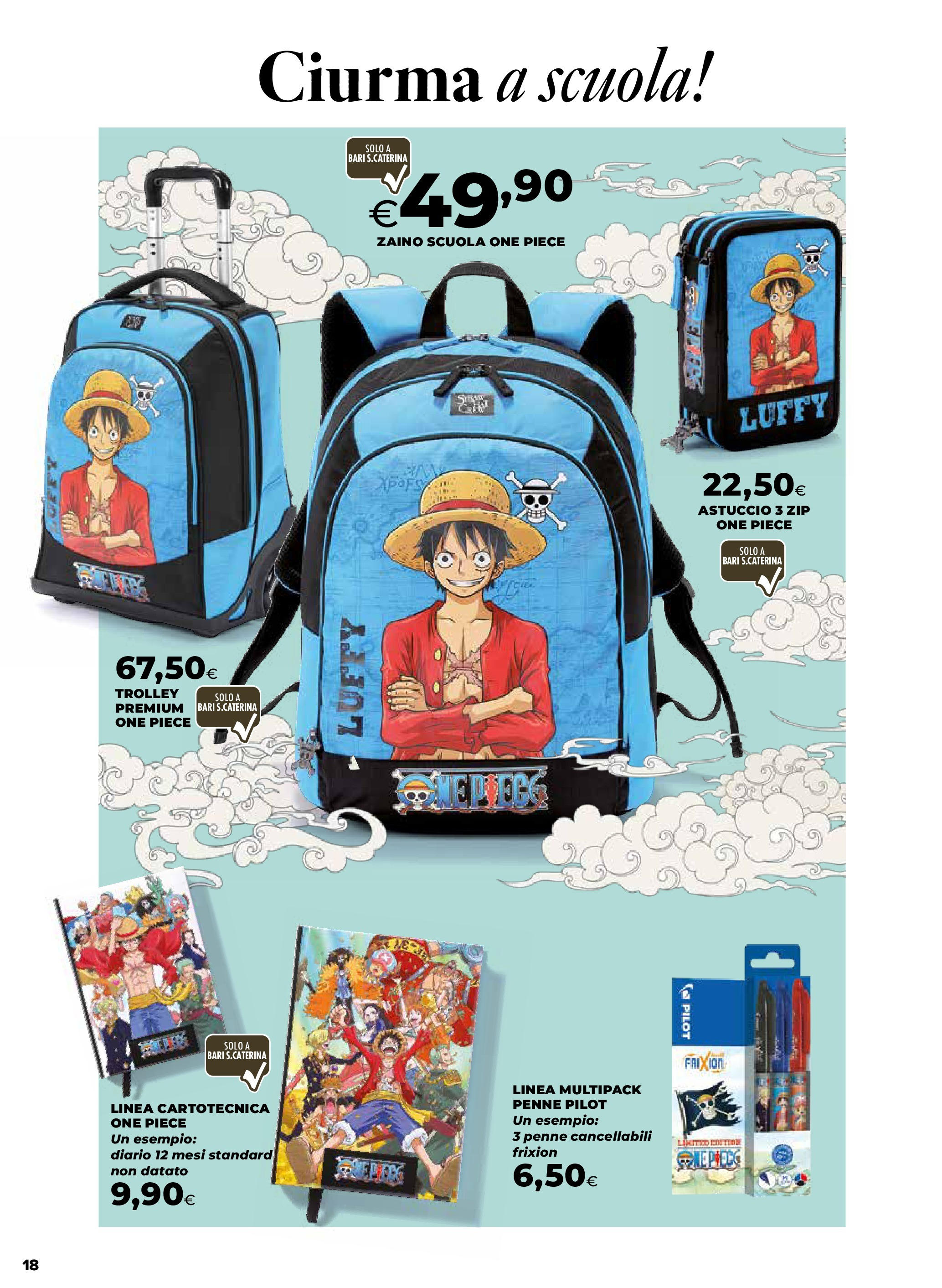 Anteprima volantino Ipercoop dal ﻿16/07/2025﻿ ﻿- nuovo offerte | Pagina: 18 | Prodotti: Zaino, Astuccio, Penne, Trolley