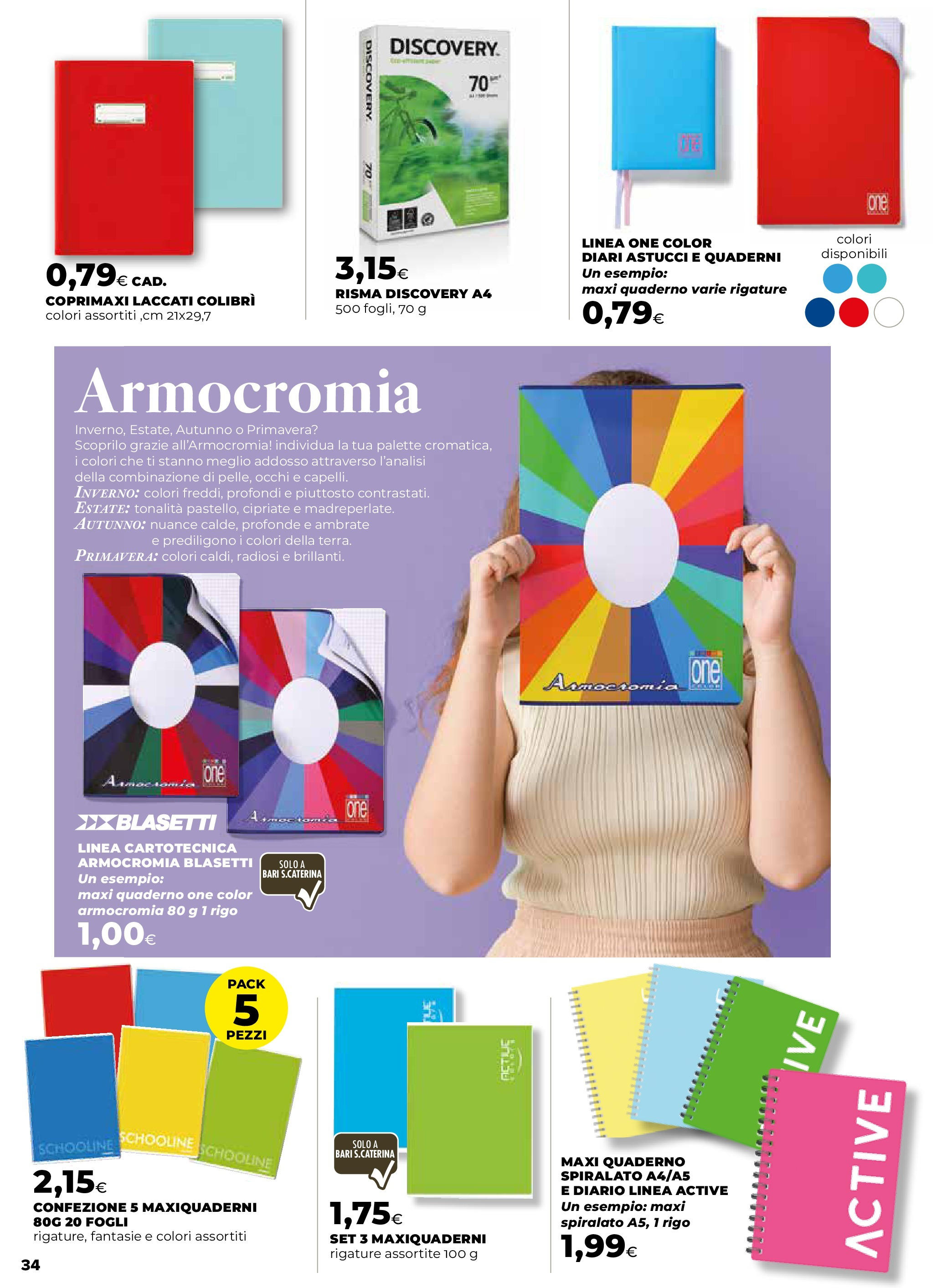 Anteprima volantino Ipercoop dal ﻿16/07/2025﻿ ﻿- nuovo offerte | Pagina: 34 | Prodotti: Quaderno