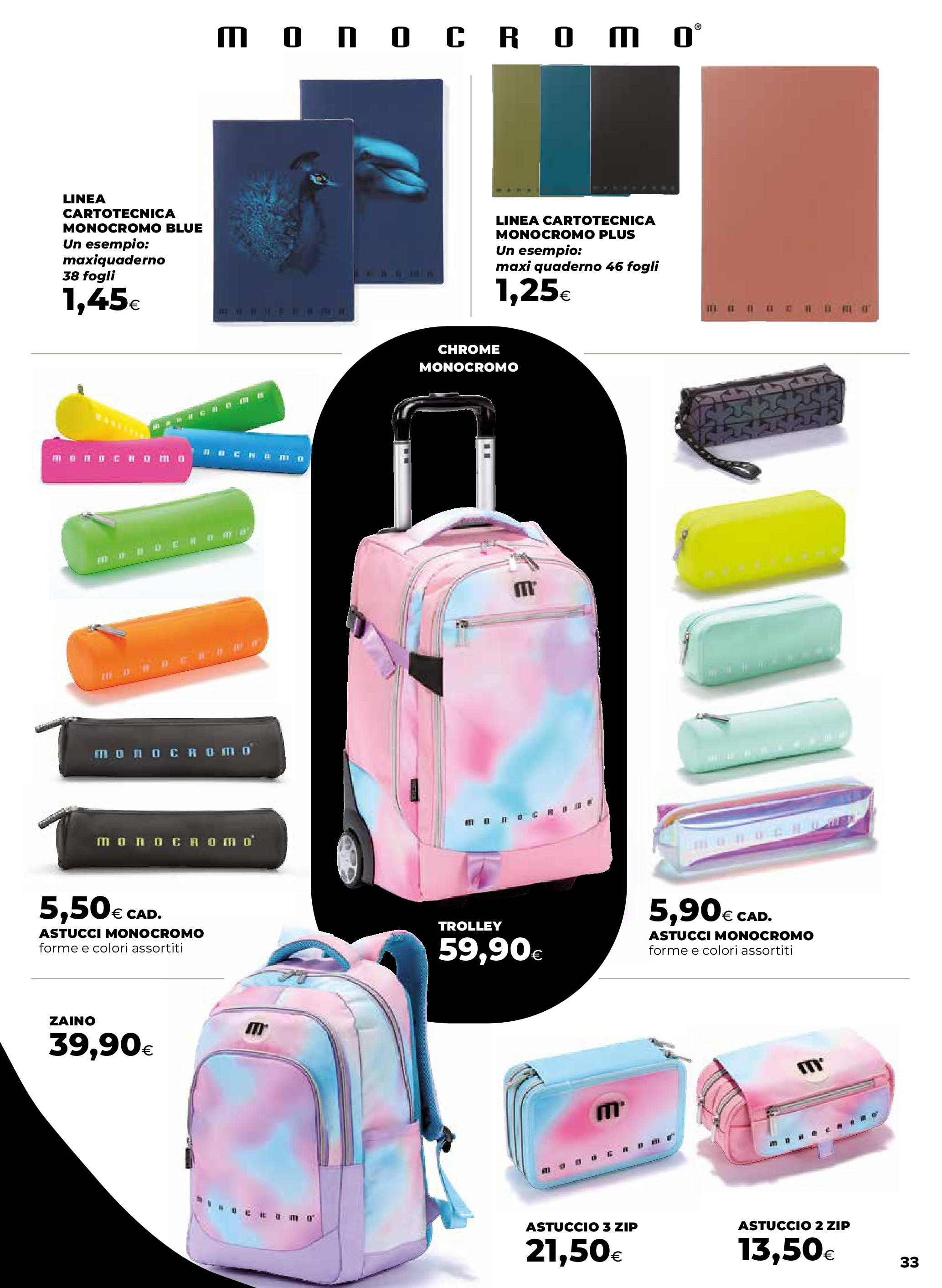 Anteprima volantino Ipercoop dal 16/07/2025 - nuovo offerte | Pagina: 33 | Prodotti: Zaino, Astuccio, Quaderno, Trolley Anteprima volantino Ipercoop dal 16/07/2025 - nuovo offerte | Pagina: 33 | Prodotti: Zaino, Astuccio, Quaderno, Trolley