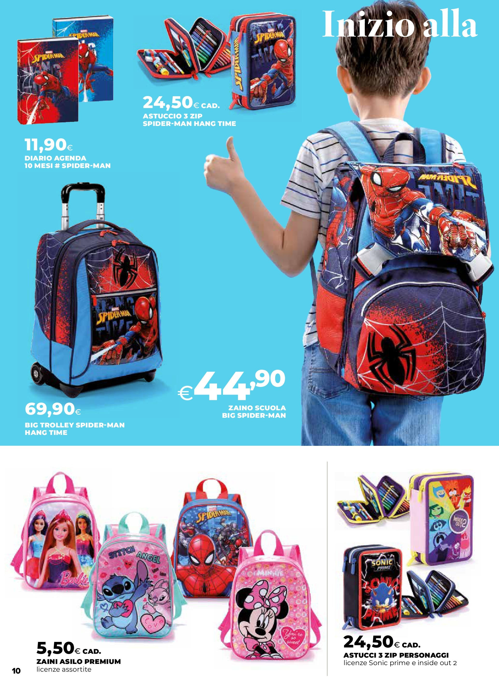 Anteprima volantino Ipercoop dal ﻿16/07/2025﻿ ﻿- nuovo offerte | Pagina: 10 | Prodotti: Zaino, Astuccio, Trolley