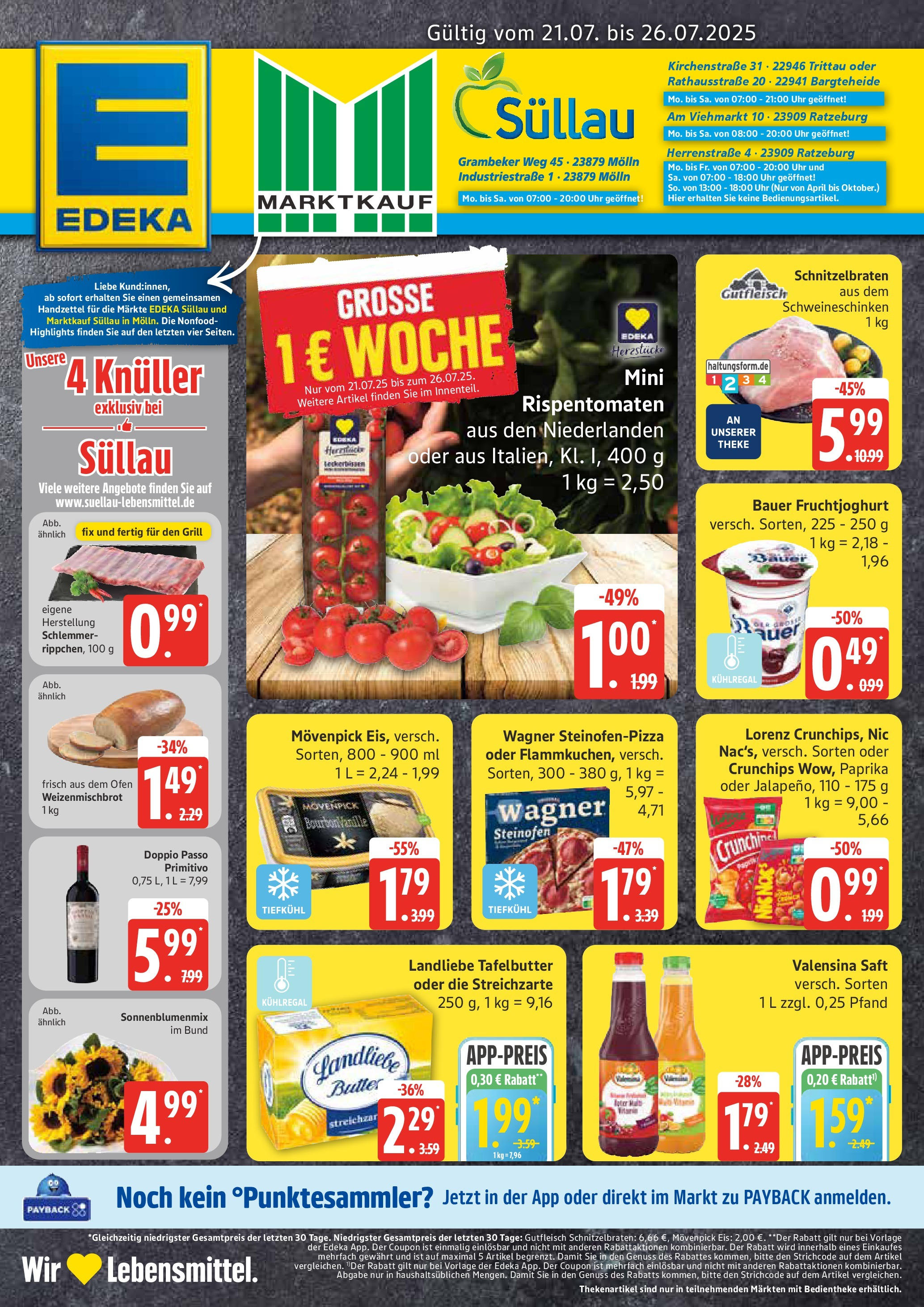 Marktkauf - Marktkauf: Wochenangebote (ab 20.07.2025) » Angebote online | Seite: 1 | Produkte: Grill, Fruchtjoghurt, Paprika, Saft