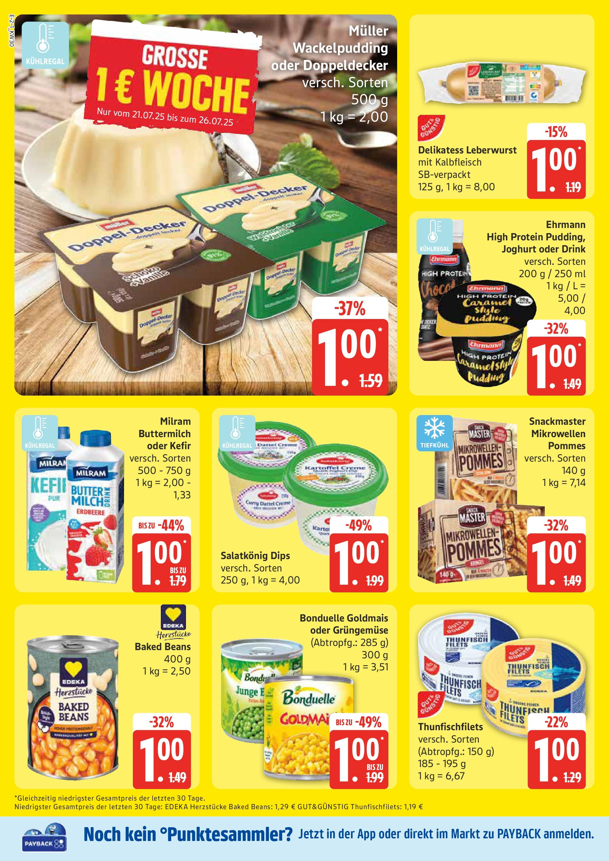 Marktkauf - Marktkauf: Wochenangebote (ab 20.07.2025) » Angebote online | Seite: 2 | Produkte: Kefir, Butter, Thunfisch, Dattel
