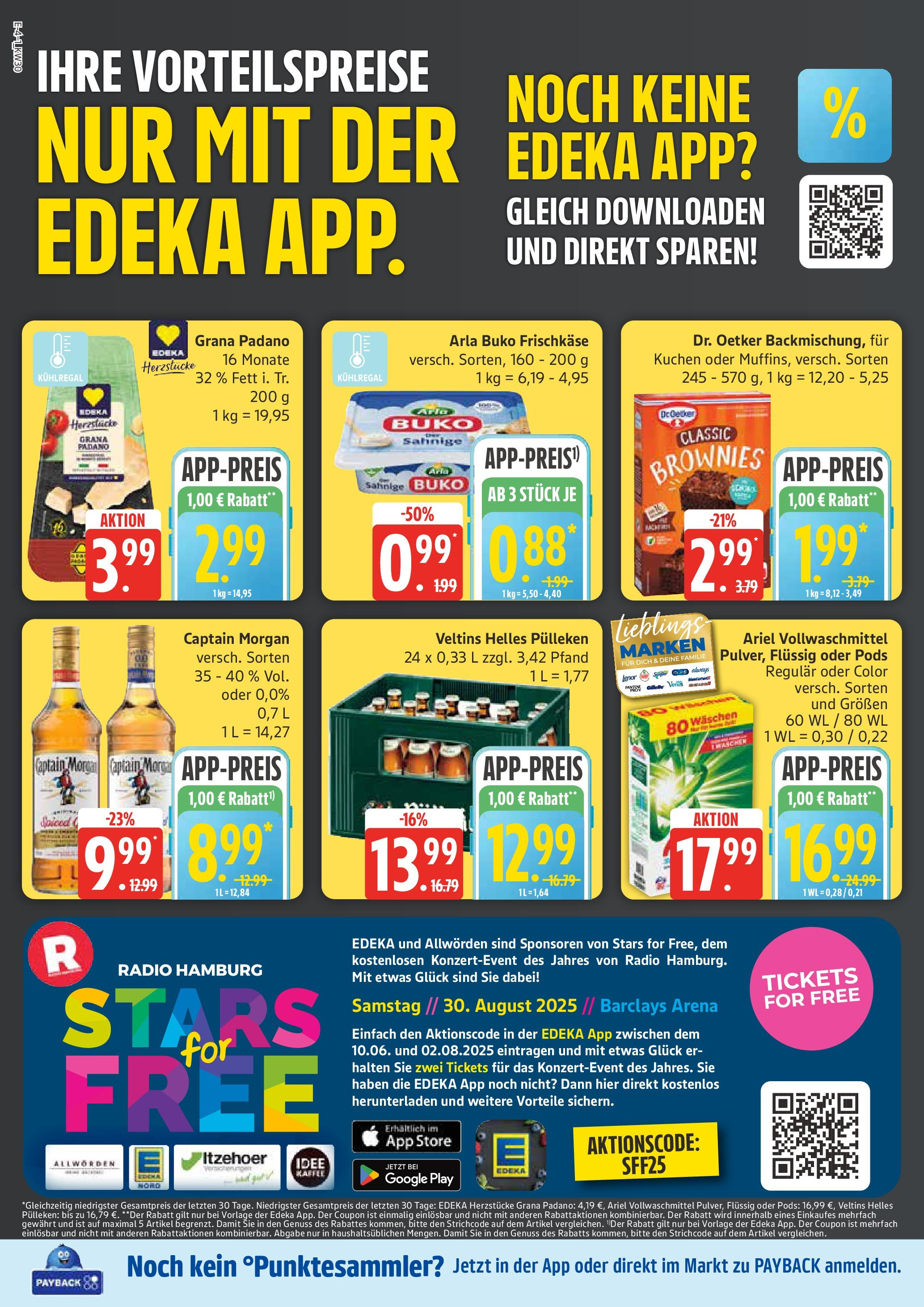 Marktkauf - Marktkauf: Wochenangebote (ab 20.07.2025) » Angebote online | Seite: 4 | Produkte: Arla buko, Captain morgan, Kuchen, Veltins