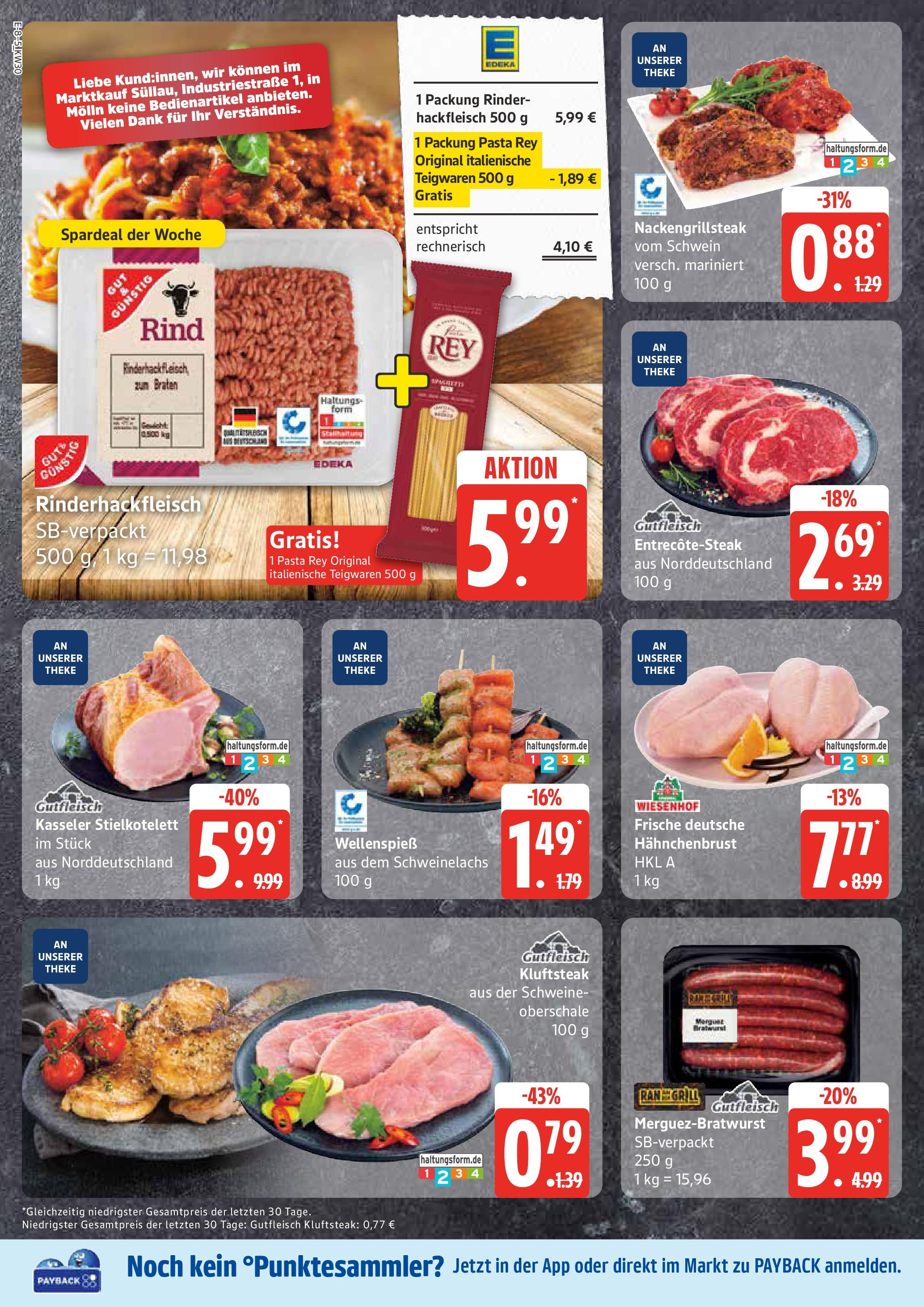 Marktkauf - Marktkauf: Wochenangebote (ab 20.07.2025) » Angebote online | Seite: 8 | Produkte: Gewicht, Grill, Theke, Pasta