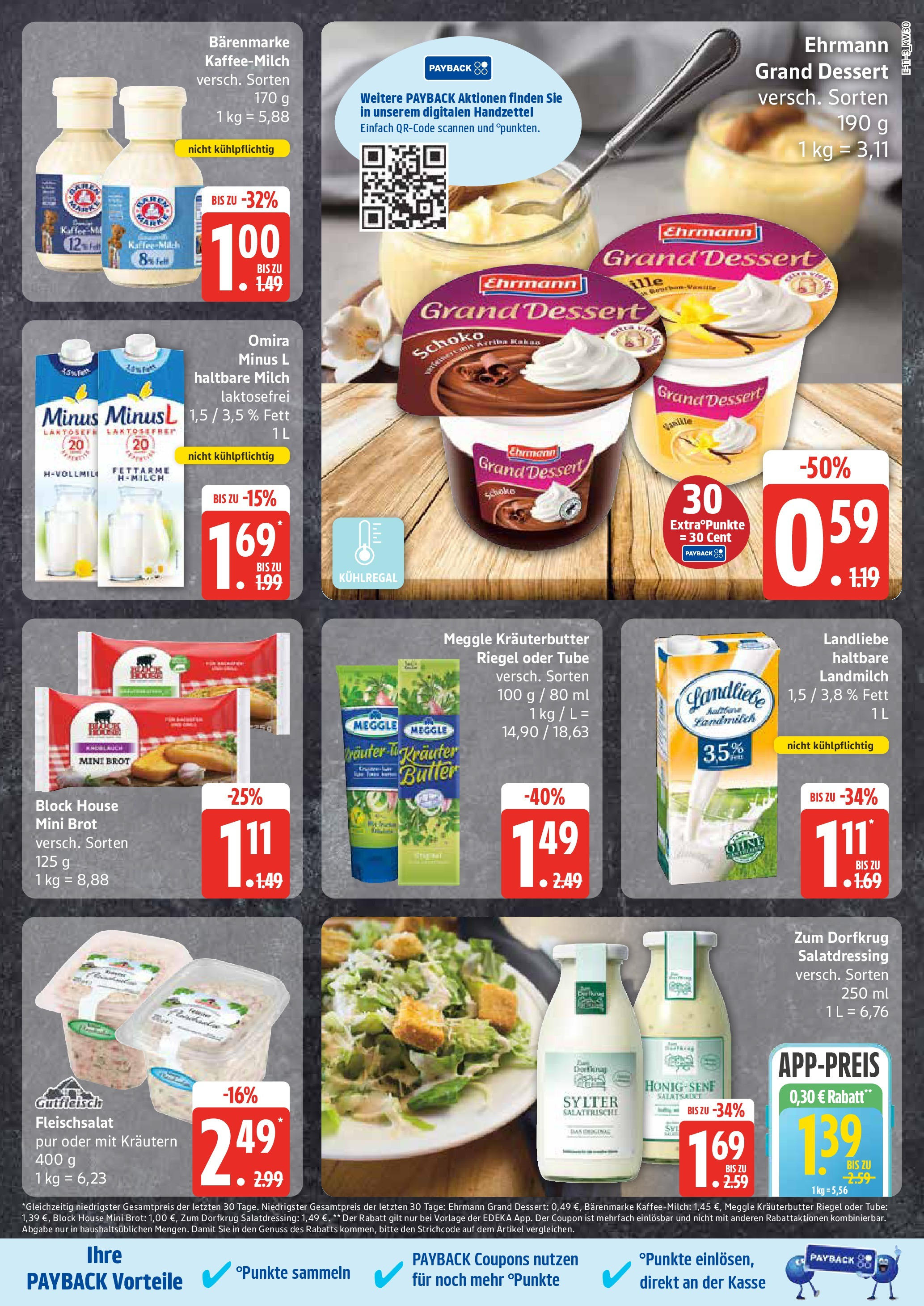 Marktkauf - Marktkauf: Wochenangebote (ab 20.07.2025) » Angebote online | Seite: 11 | Produkte: Milch, Butter, Kräuterbutter, Brot