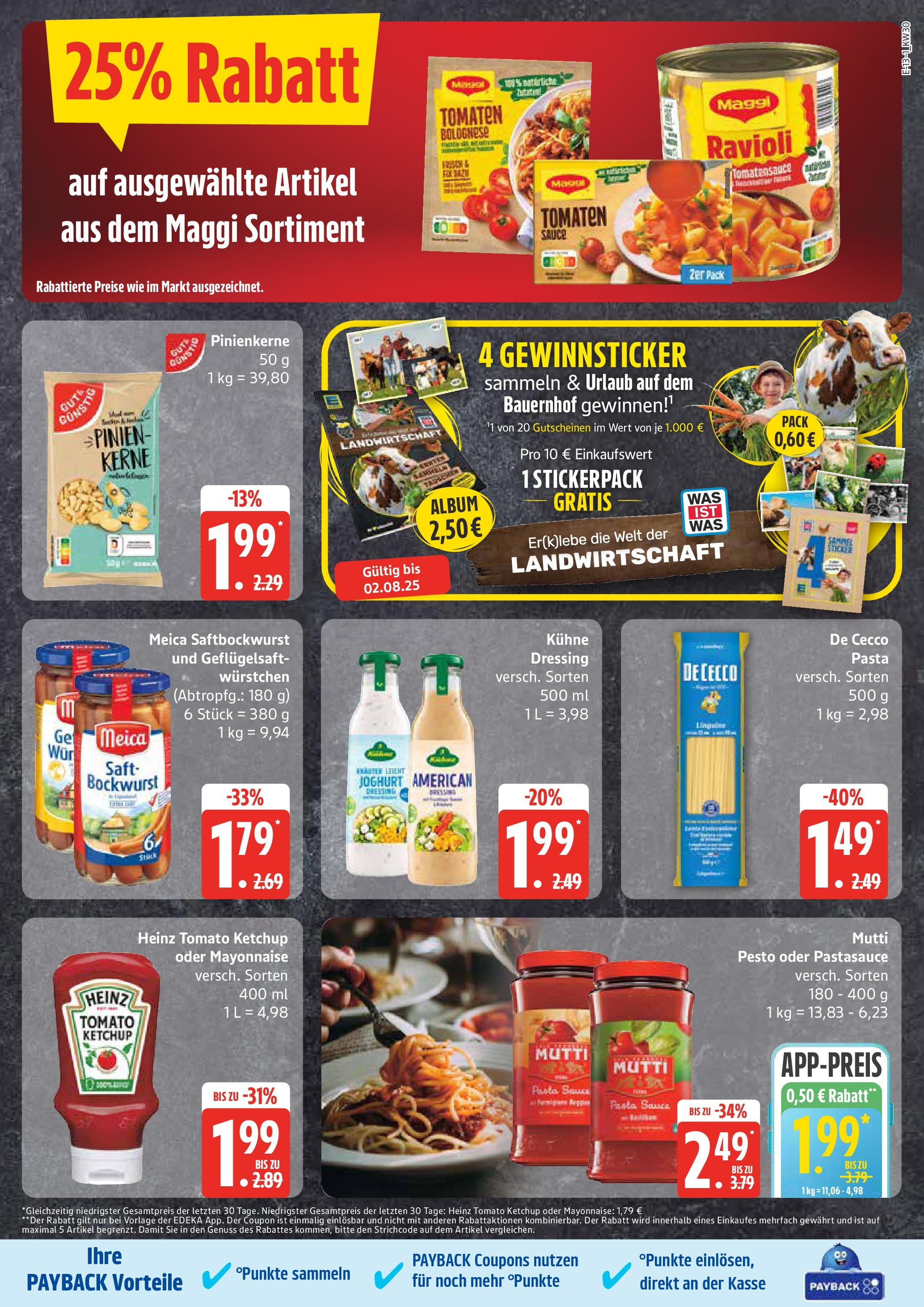 Marktkauf - Marktkauf: Wochenangebote (ab 20.07.2025) » Angebote online | Seite: 13 | Produkte: Bockwurst, Maggi, Mayonnaise, Ketchup