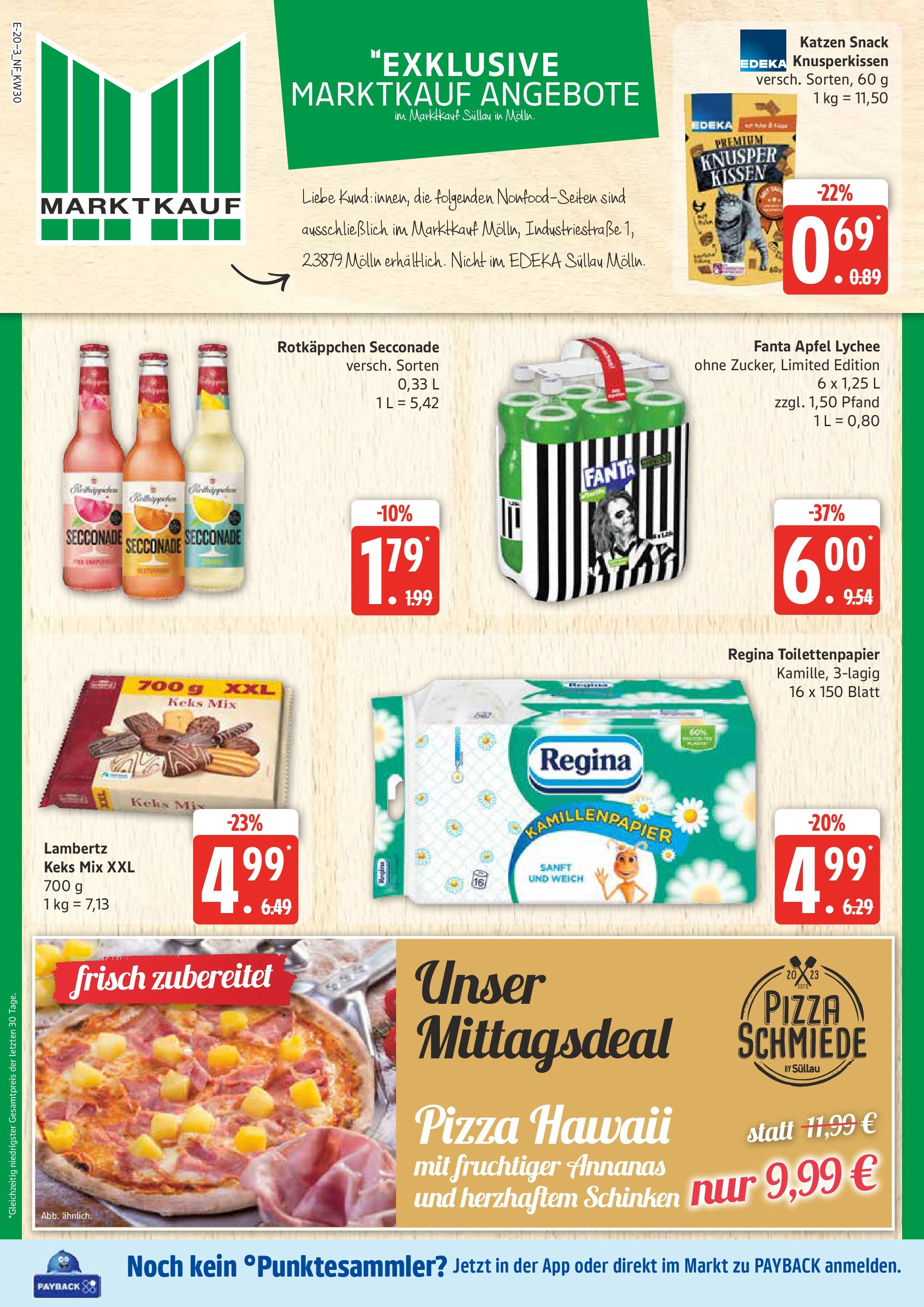 Marktkauf - Marktkauf: Wochenangebote (ab 20.07.2025) » Angebote online | Seite: 20 | Produkte: Kissen, Schinken, Pizza, Toilettenpapier