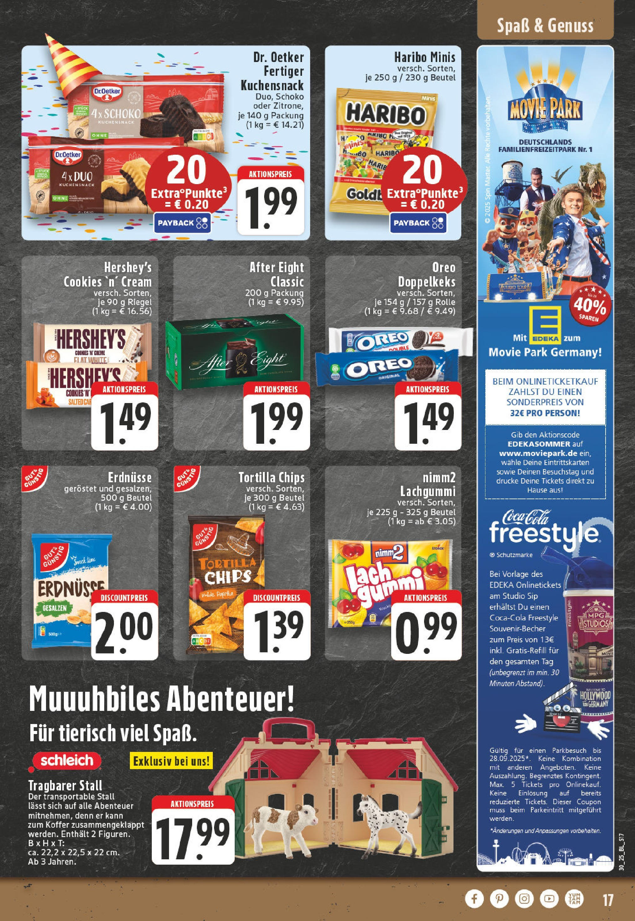 Edeka prospekt Bonn	 (ab 20.07.2025) » Angebote Online | Seite: 17 | Produkte: Haribo, Cola, Creme, Paprika