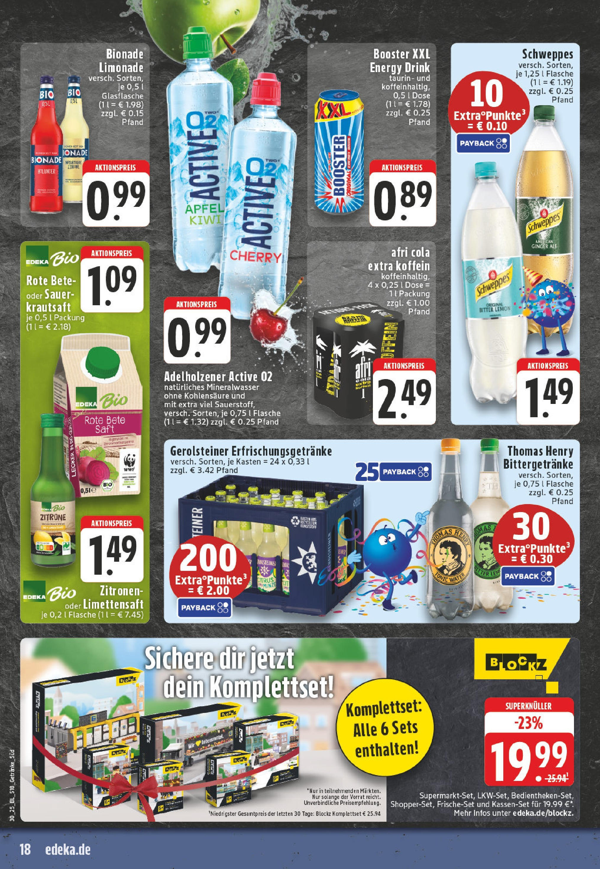 Edeka prospekt Bonn	 (ab 20.07.2025) » Angebote Online | Seite: 18 | Produkte: Cola, Äpfel, Saft, Gerolsteiner