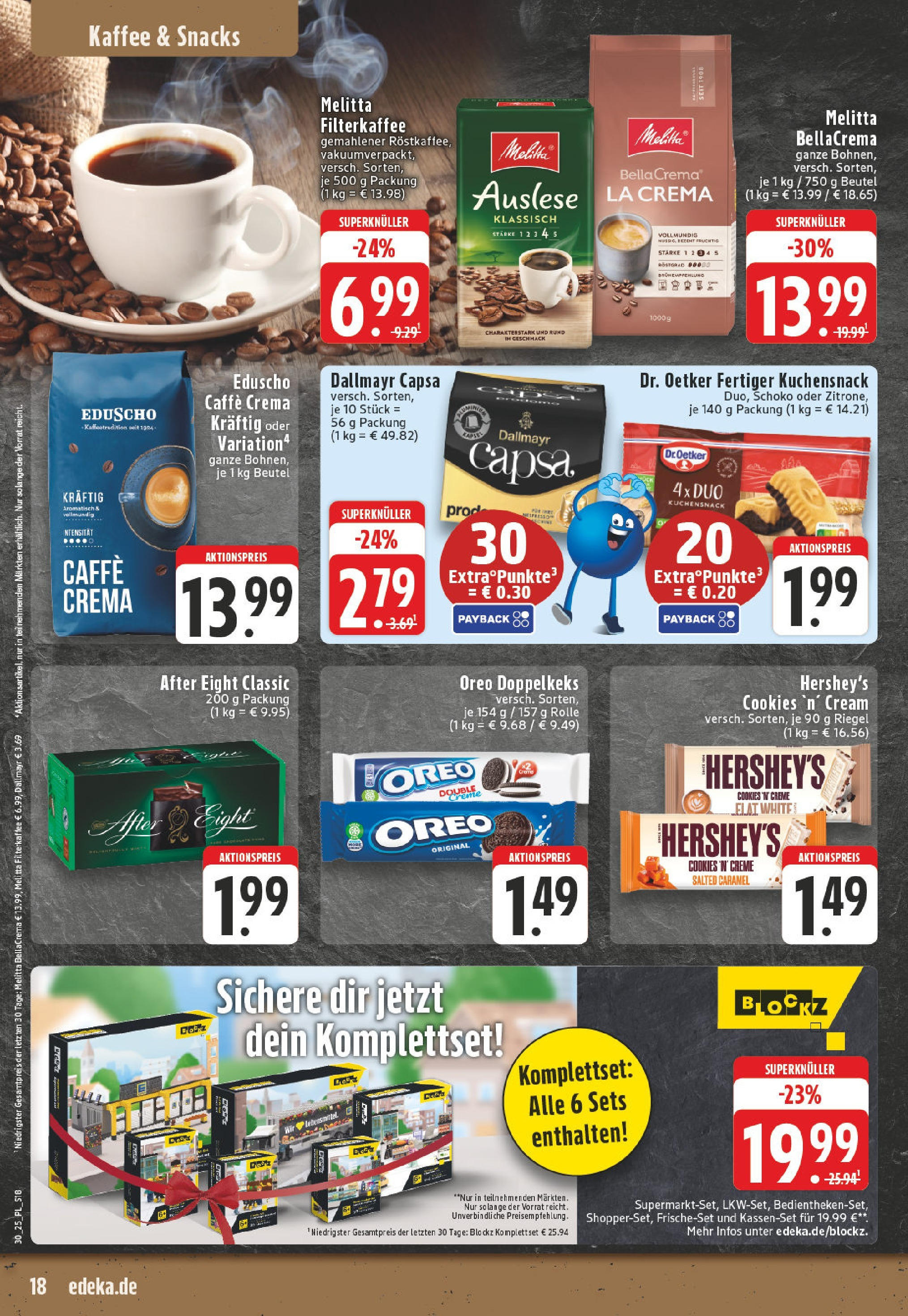 Edeka prospekt Wickede	 (ab 20.07.2025) » Angebote Online | Seite: 18 | Produkte: Creme, Dallmayr, Dallmayr capsa, Eduscho