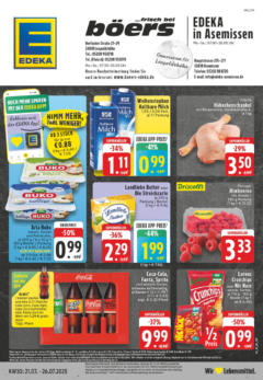 Edeka prospekt Leopoldshöhe-Asemissen	 gültig ab dem 20.07.2025