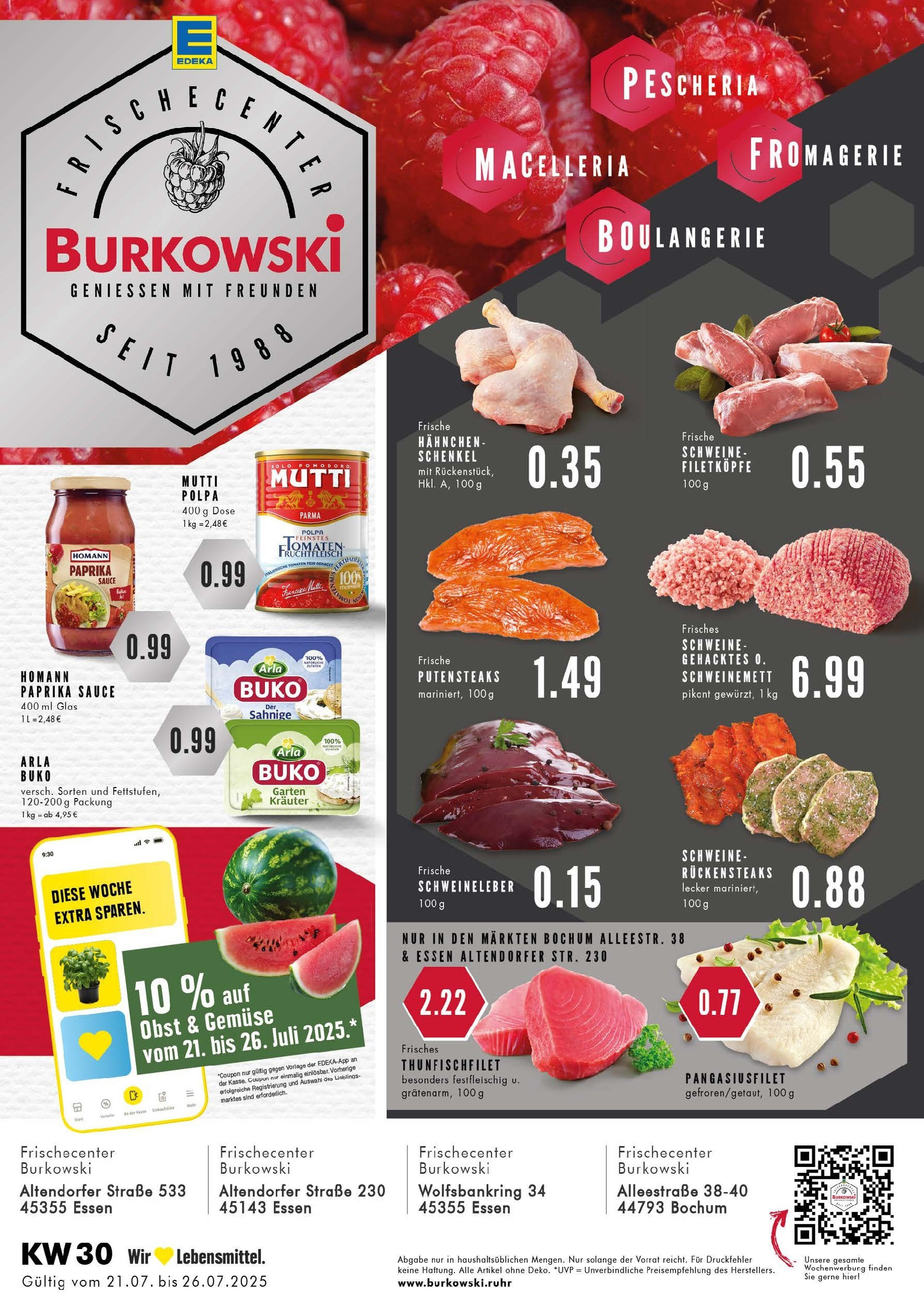EDEKA Prospekt ab 20.07.2025 - Prospekt Bochum Online