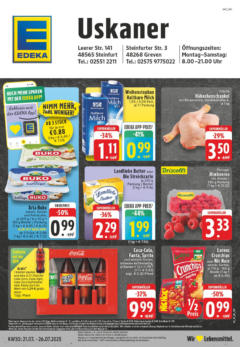 Edeka prospekt Steinfurt	 gültig ab dem 20.07.2025