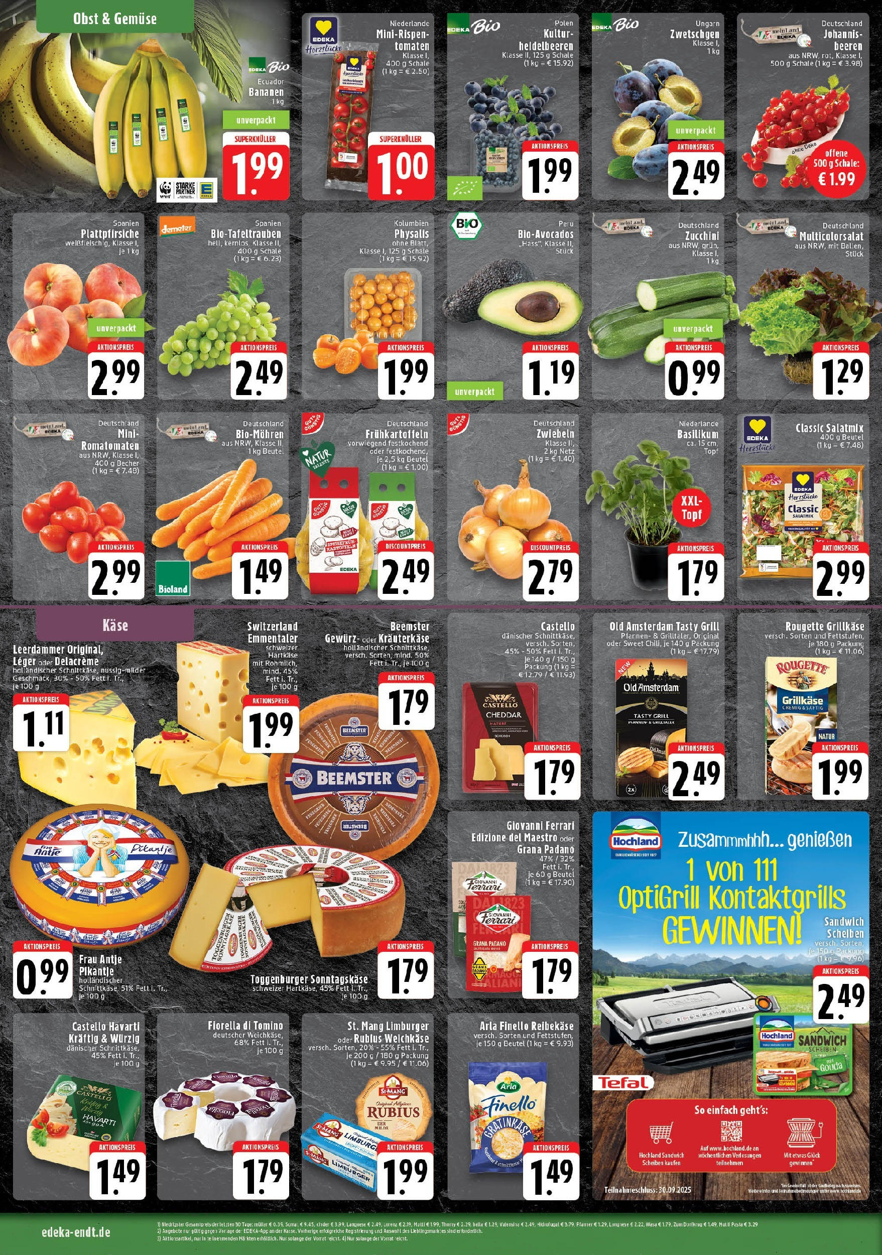Edeka prospekt Mönchengladbach	 (ab 21.07.2025) » Angebote Online | Seite: 4 | Produkte: Gouda, Tomaten, Zwiebeln, Obst