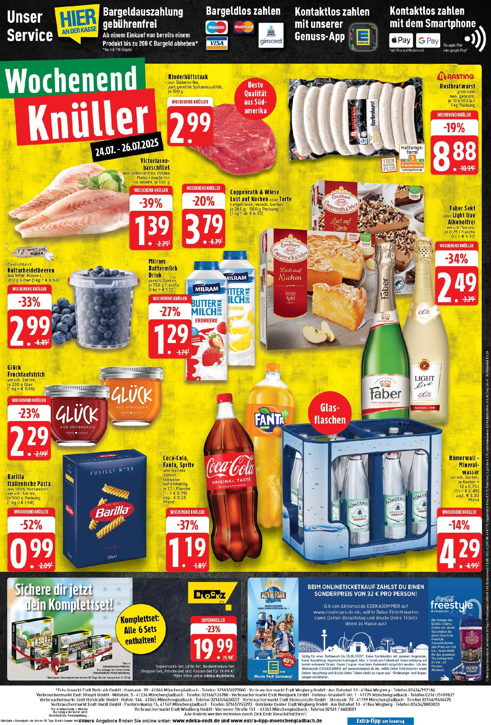 Edeka prospekt Mönchengladbach	 (ab 21.07.2025) » Angebote Online | Seite: 8 | Produkte: Buttermilch, Fanta, Apple, Pasta