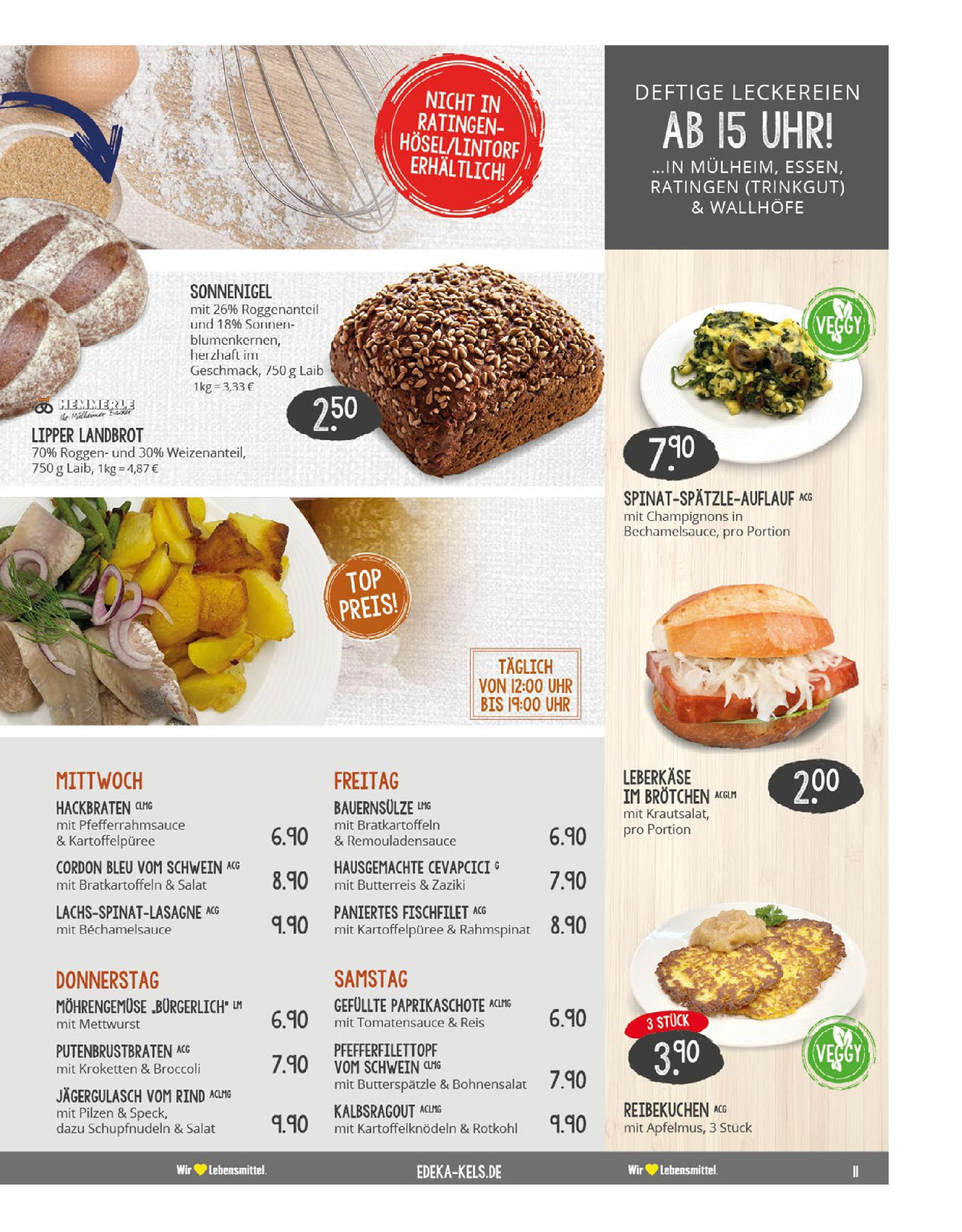 Edeka prospekt Essen	 (ab 20.07.2025) » Angebote Online | Seite: 11 | Produkte: Cevapcici, Reis, Uhr, Leberkase