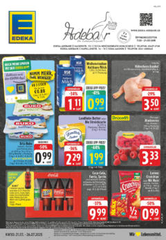 Edeka prospekt Aachen	 gültig ab dem 20.07.2025
