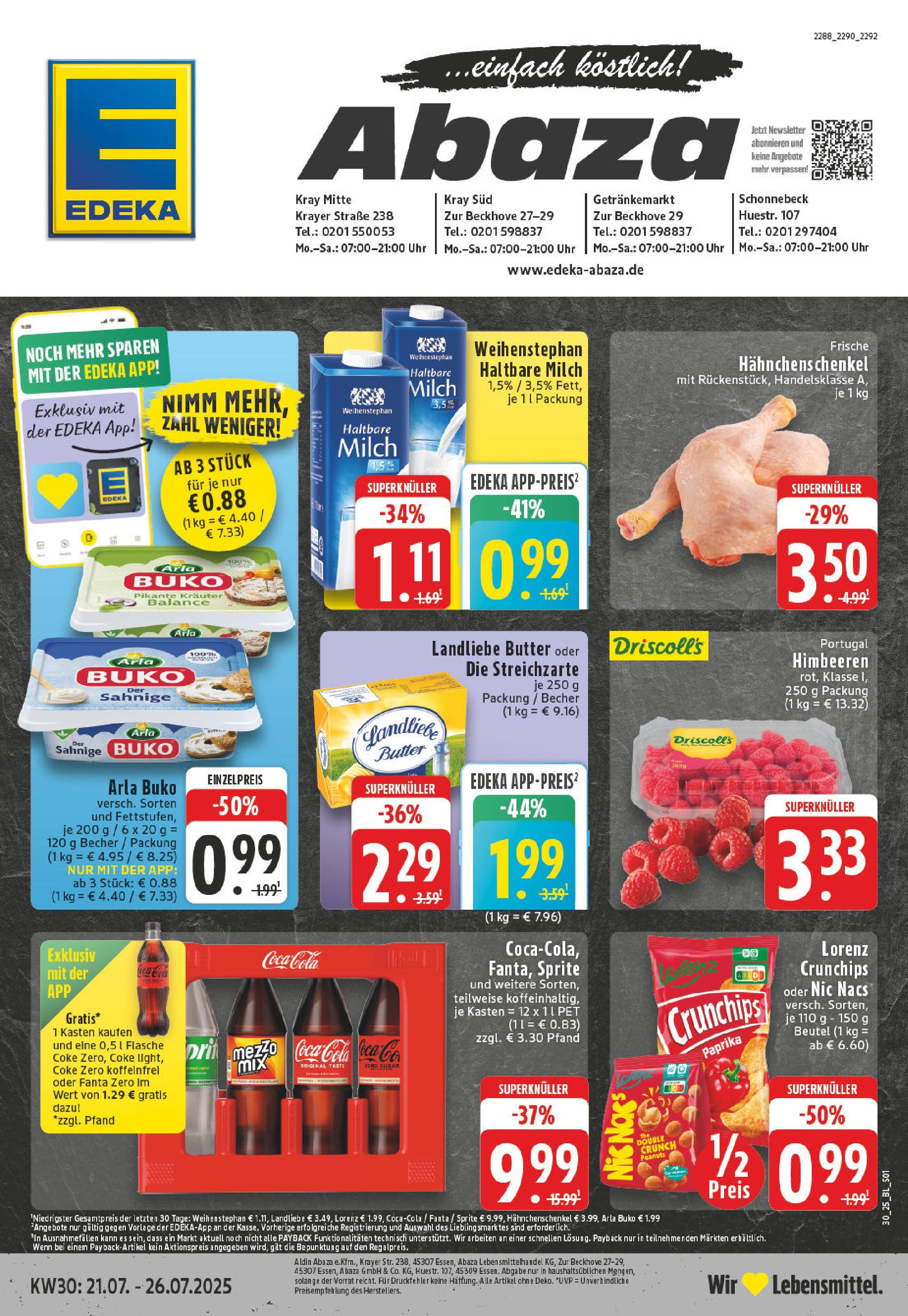 EDEKA Prospekt ab 20.07.2025 - Prospekt Essen Online