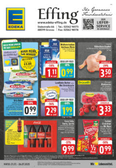 Edeka prospekt Gronau	 gültig ab dem 20.07.2025