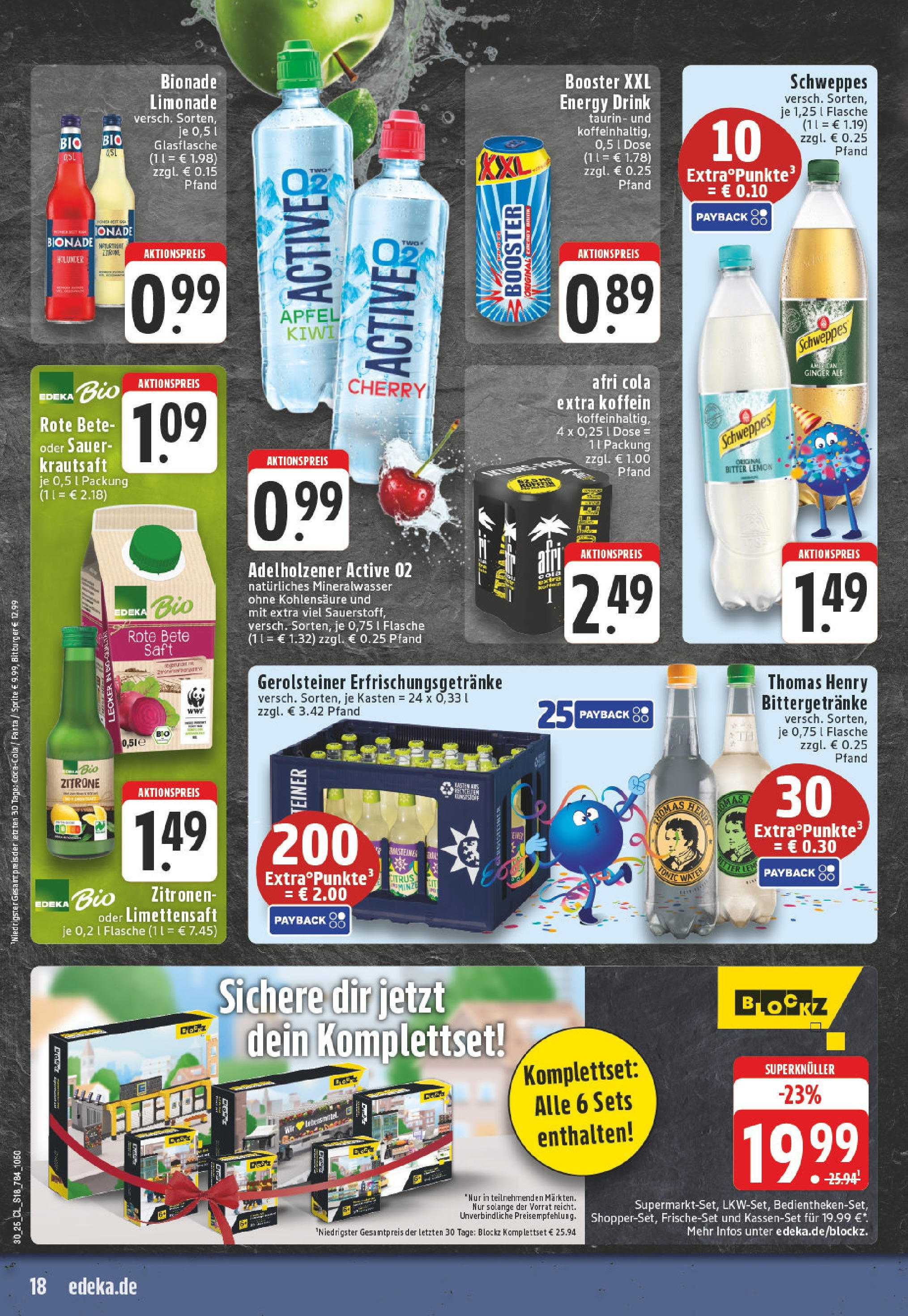 Edeka prospekt Alsdorf	 (ab 20.07.2025) » Angebote Online | Seite: 18 | Produkte: Cola, Energy, Mineralwasser, Kiwi