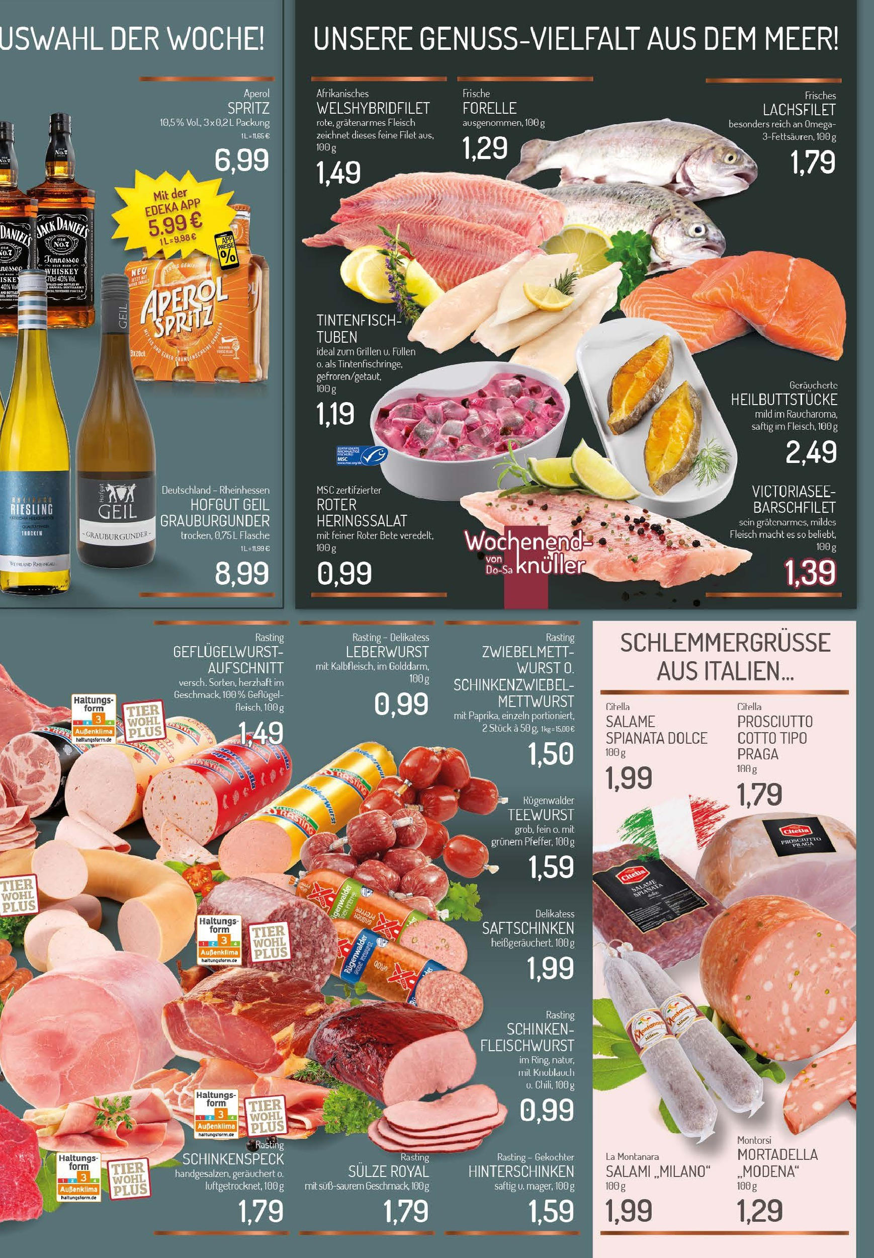 Edeka prospekt Essen	 (ab 20.07.2025) » Angebote Online | Seite: 3 | Produkte: Knoblauch, Schinken, Aperol, Fleisch