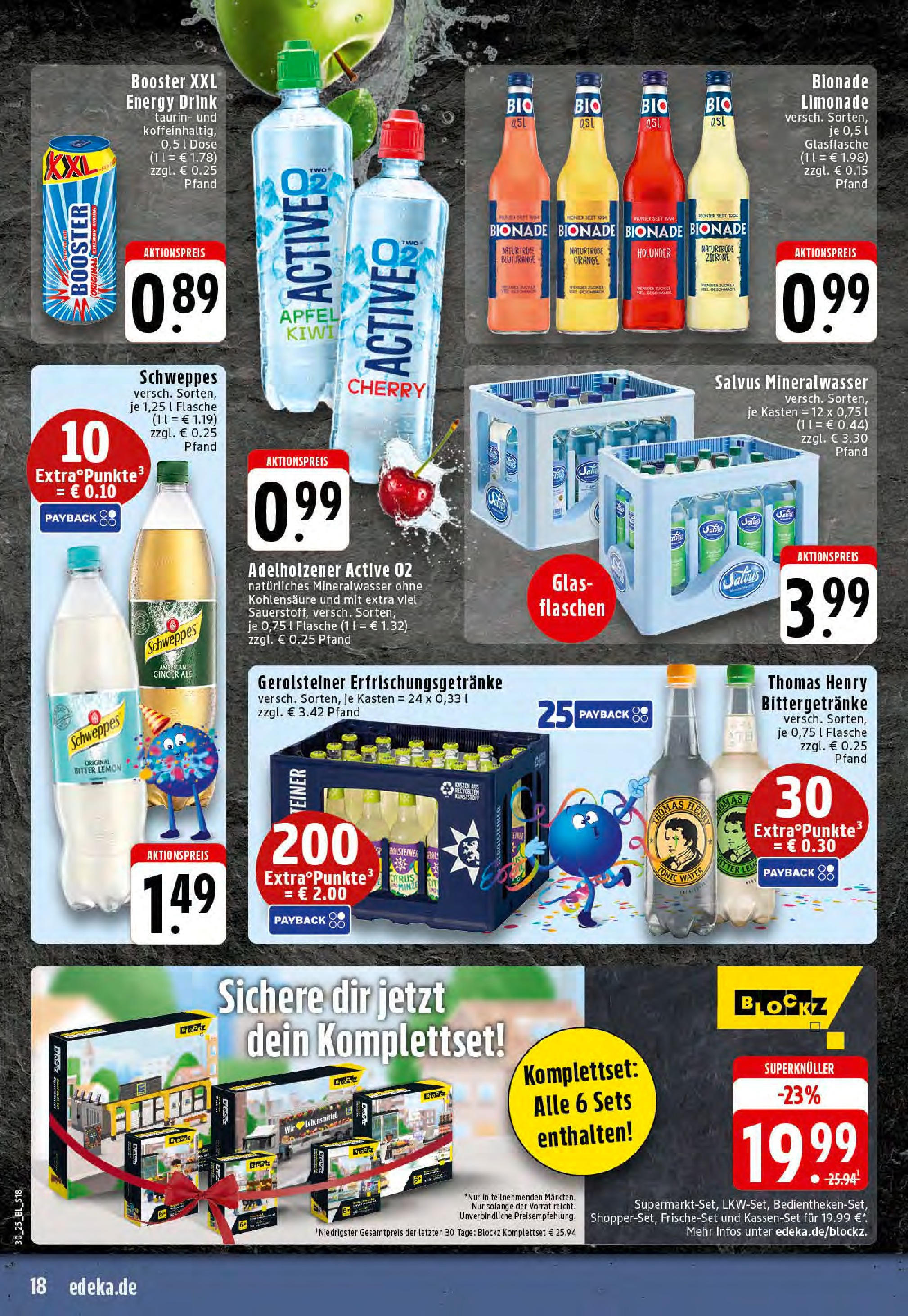 Edeka prospekt Rheine	 (ab 20.07.2025) » Angebote Online | Seite: 18 | Produkte: Energy, Adelholzener, Äpfel, Kiwi
