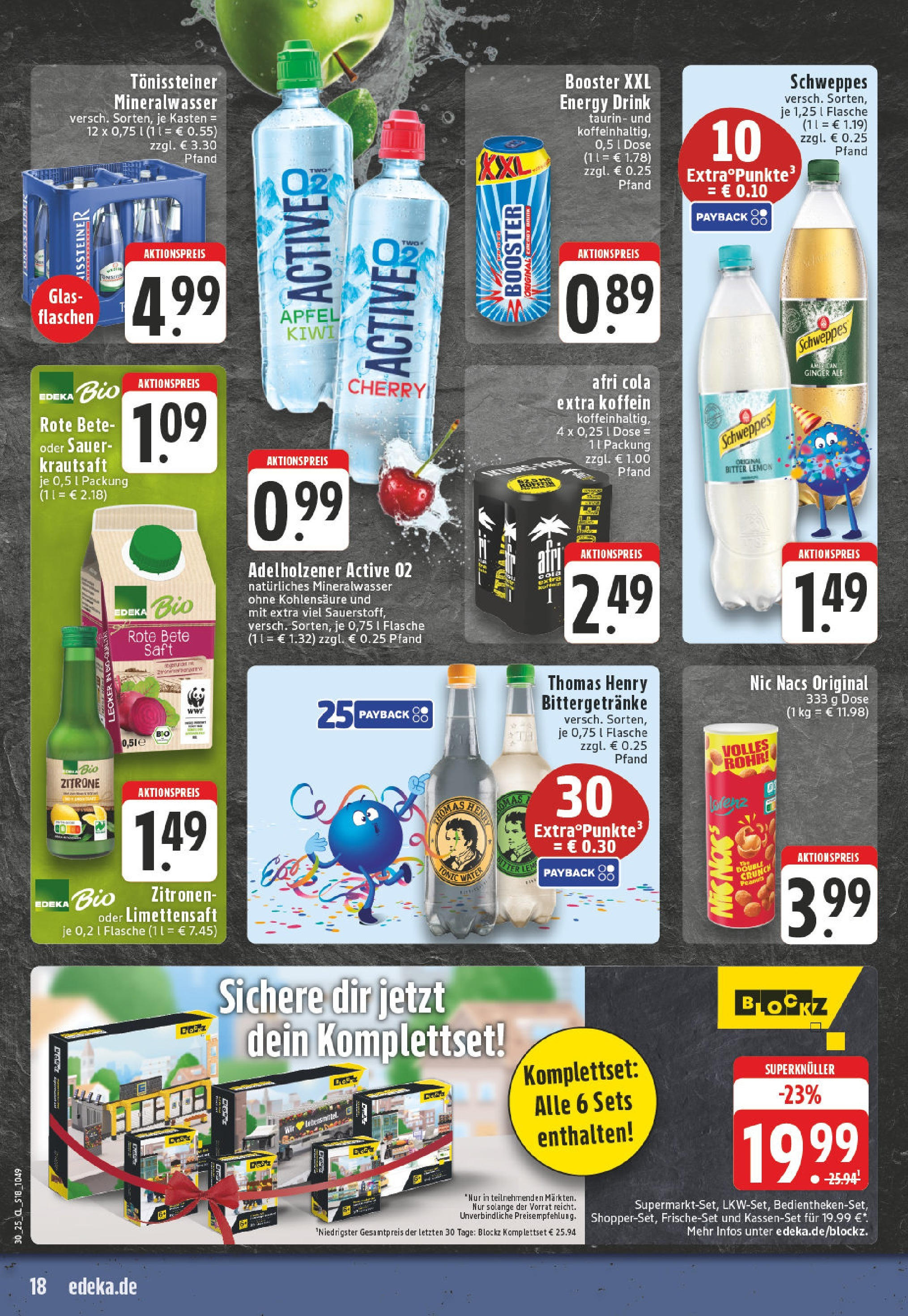 Edeka prospekt Kempenich	 (ab 20.07.2025) » Angebote Online | Seite: 18 | Produkte: Energy, Äpfel, Kiwi, Zitronen