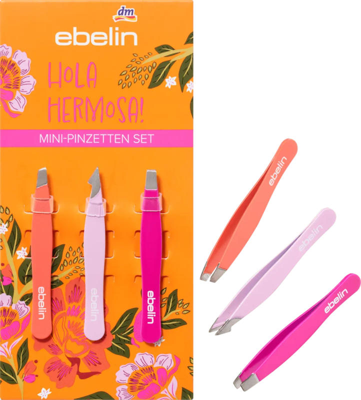 ebelin Mini-Pinzetten Set 3tlg Hola Hermosa