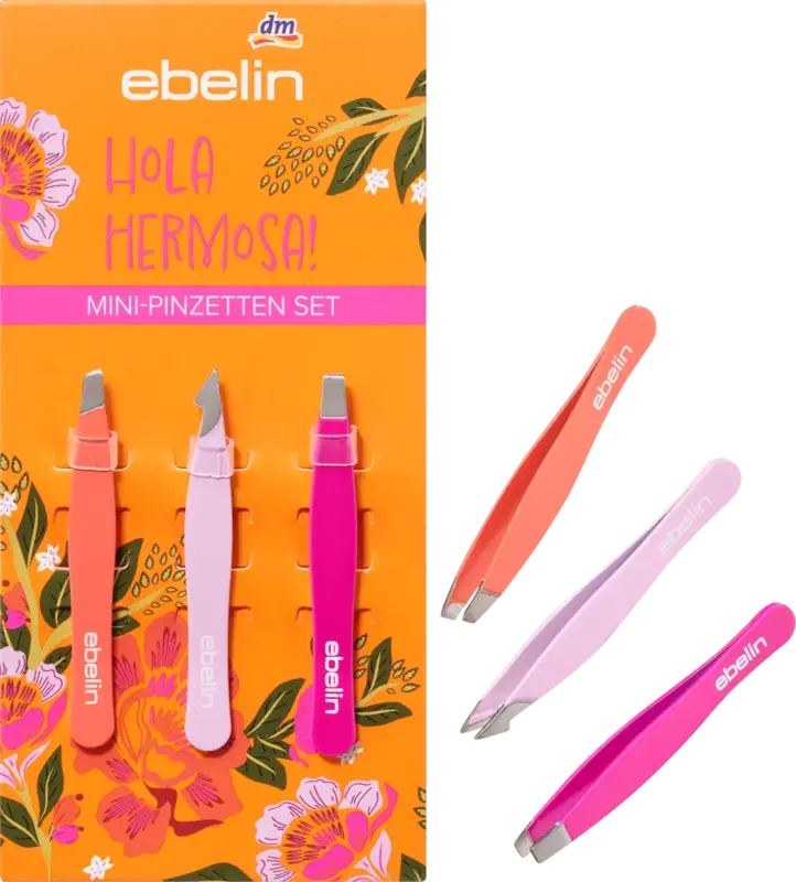 ebelin Mini-Pinzetten Set 3tlg Hola Hermosa
