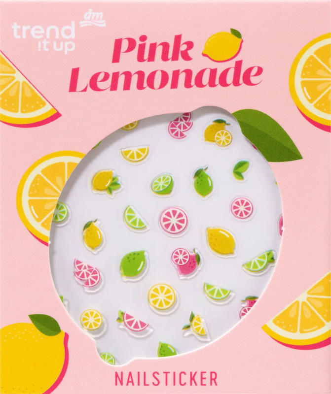 trend !t up Nagelsticker Pink Lemonade