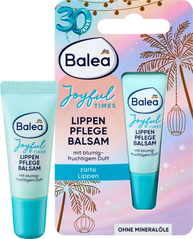 Balea Lippenpflege Balsam Joyful Times 30 Jahre