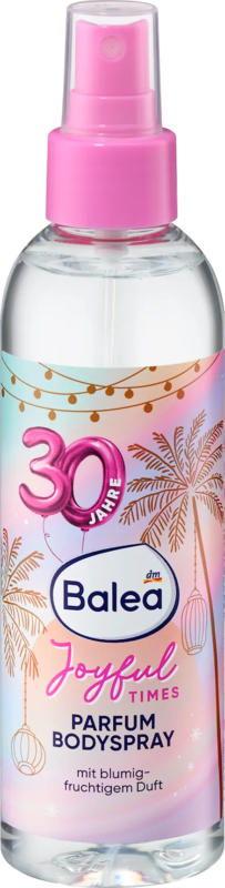 Balea Körperspray Joyful Times 30 Jahre