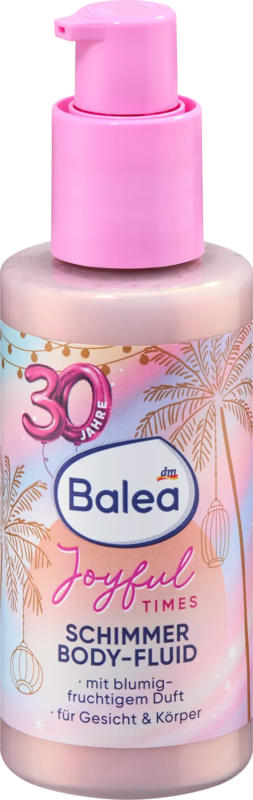 Balea Schimmer Body-Fluid Joyful Times 30 Jahre